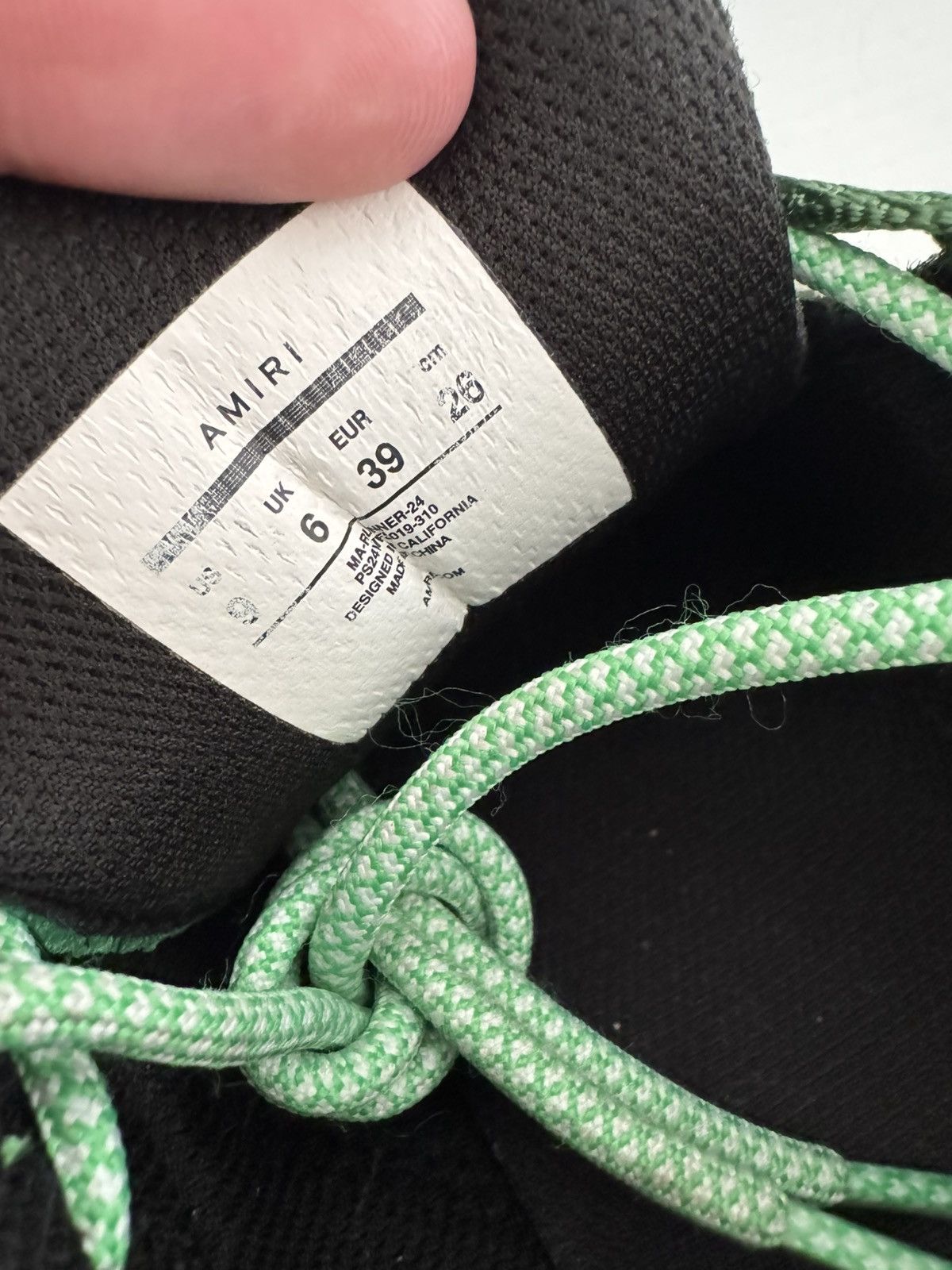 Amiri MA Runner Green EU39 w/ Box