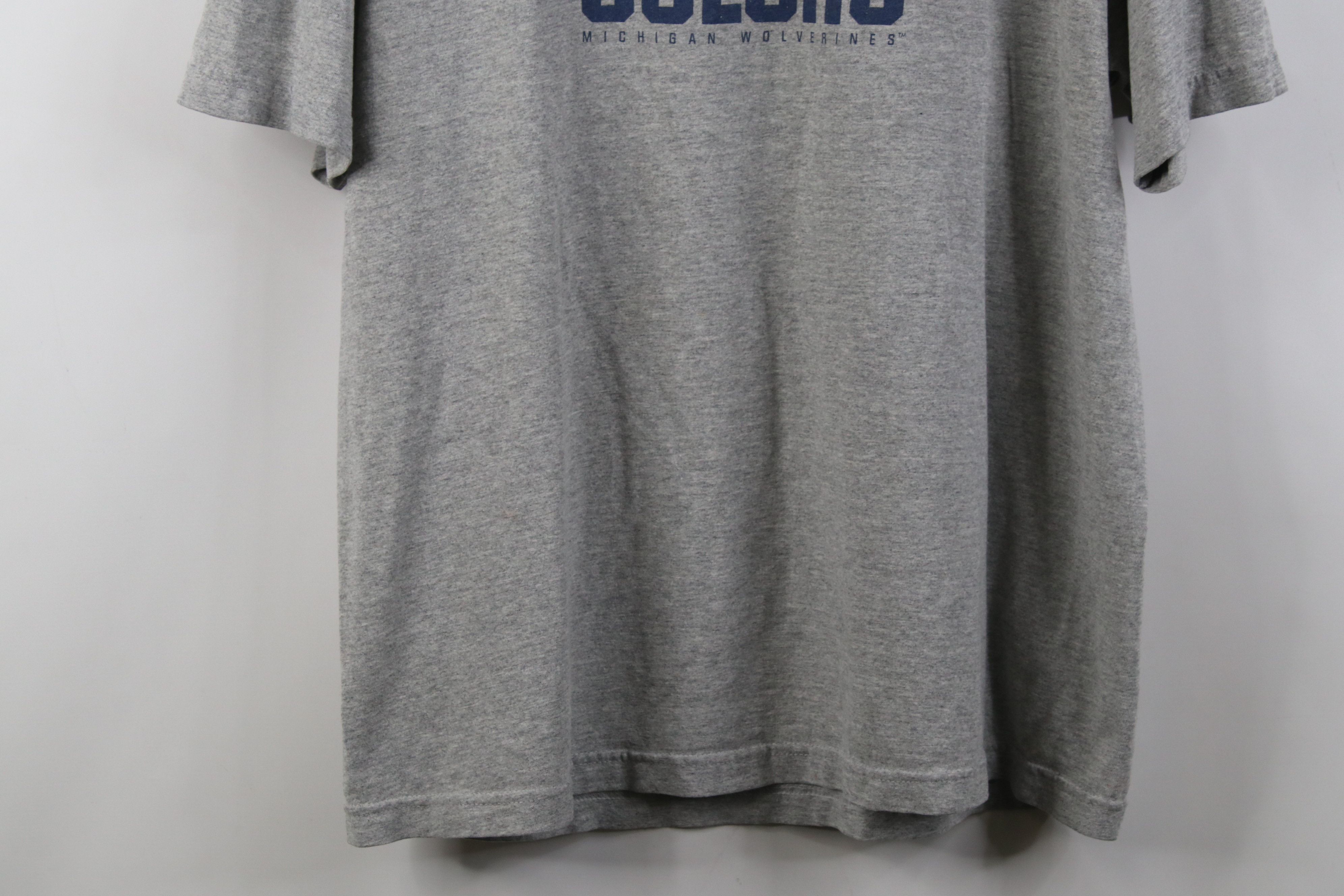 Nike Vintage Nike University of Michigan Short Sleeve T-Shirt Size US L / EU 52-54 / 3 - 3 Thumbnail
