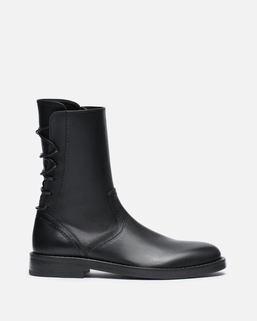 Ann Demeulemeester o1s1v1r1oon0825 Heiko Laced Back Ankle Boots in Black Size US 10 / EU 43 - 2 Thumbnail