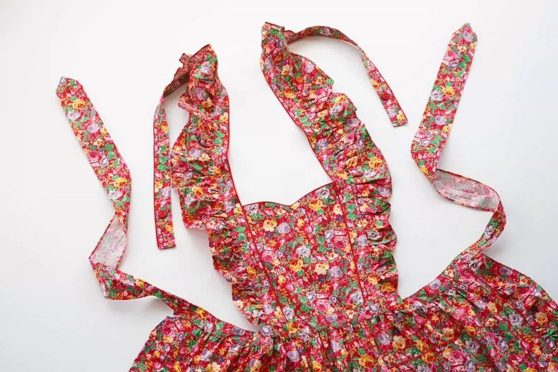 Kenzo KENZO Vintage Floral Ruffle Apron - dmc Size ONE SIZE - 1 Thumbnail