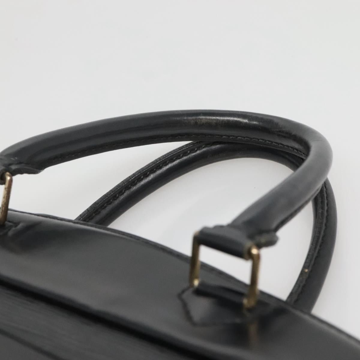 Louis Vuitton LOUIS VUITTON Epi Riviera Hand Bag Noir Black M48182 Size ONE SIZE - 14 Thumbnail