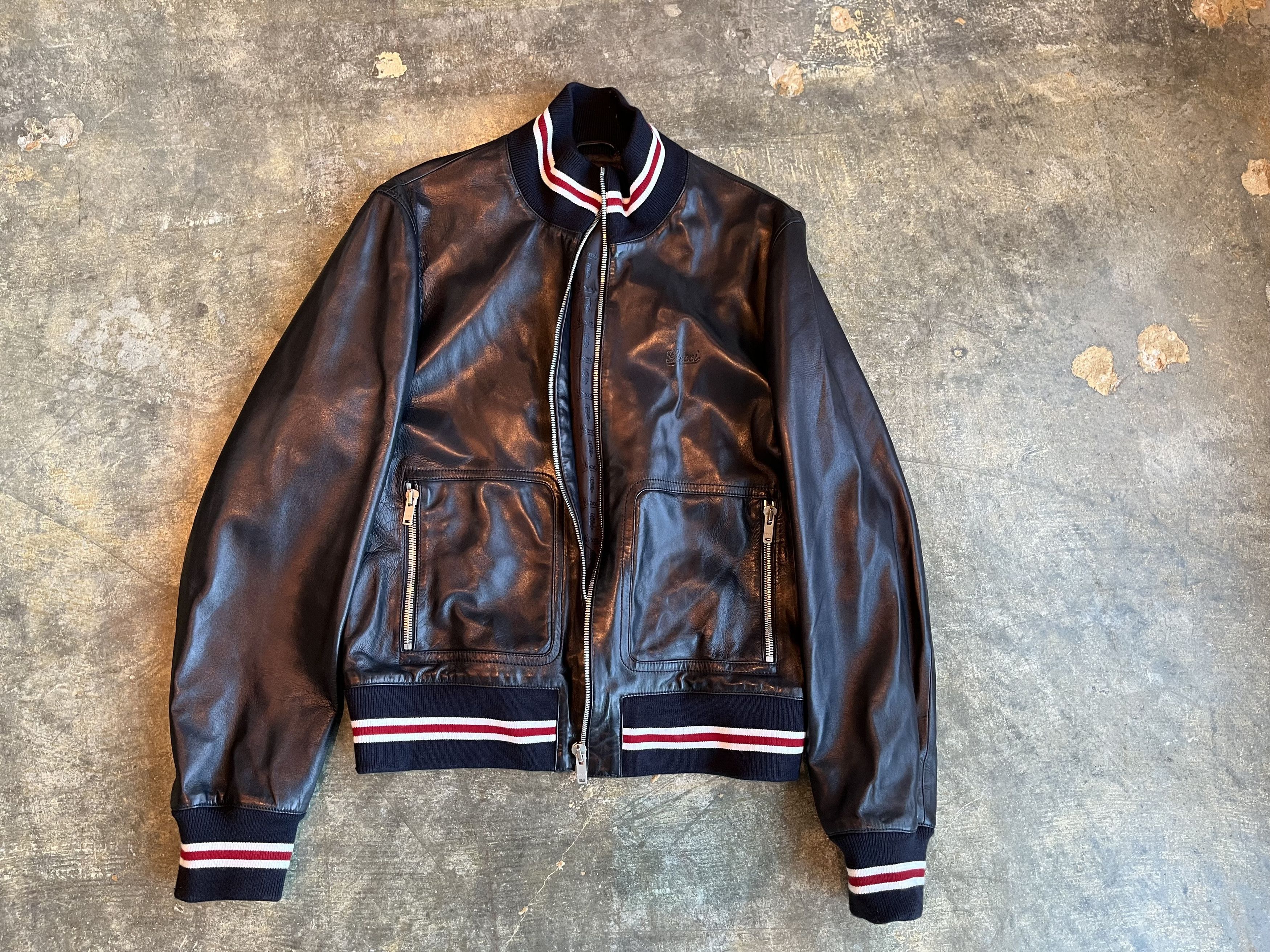Gucci Gucci Leather Jacket Size US XL / EU 56 / 4 - 1 Thumbnail