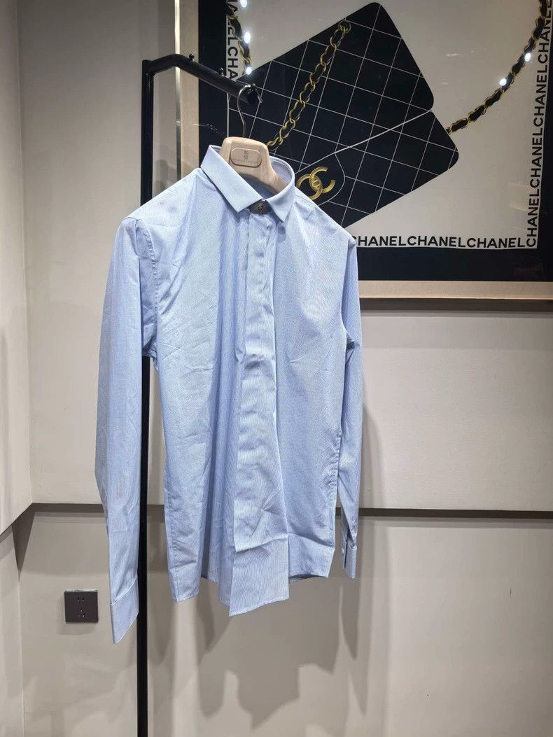 Givenchy Givenchy G Shirt / Shirt Blue Glen Plaid Size US S / EU 44-46 / 1 - 2 Thumbnail