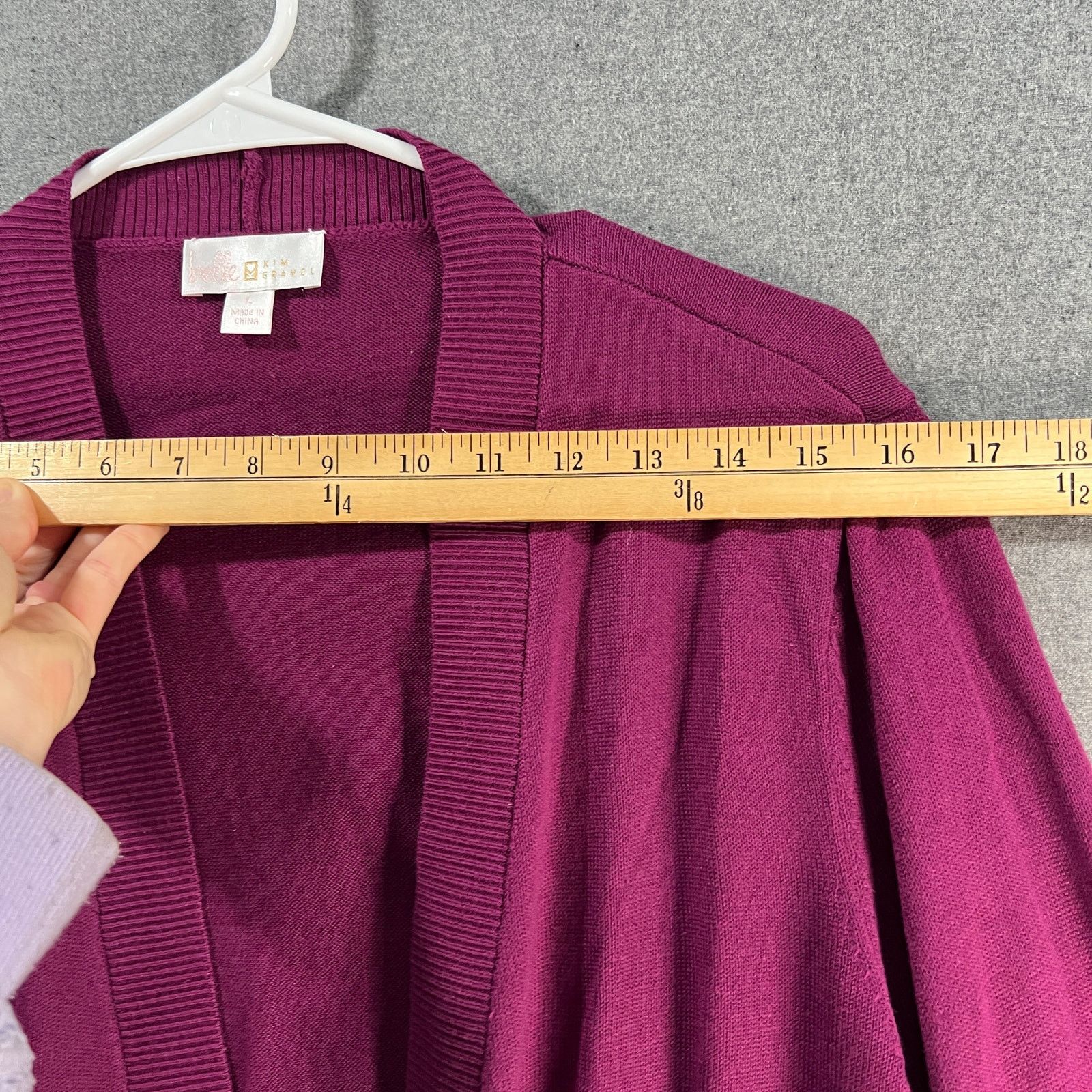 Other Belle by Kim Gravel Can't Stop Wearing It Cardigan Rich Size L / US 10 / IT 46 - 7 Thumbnail