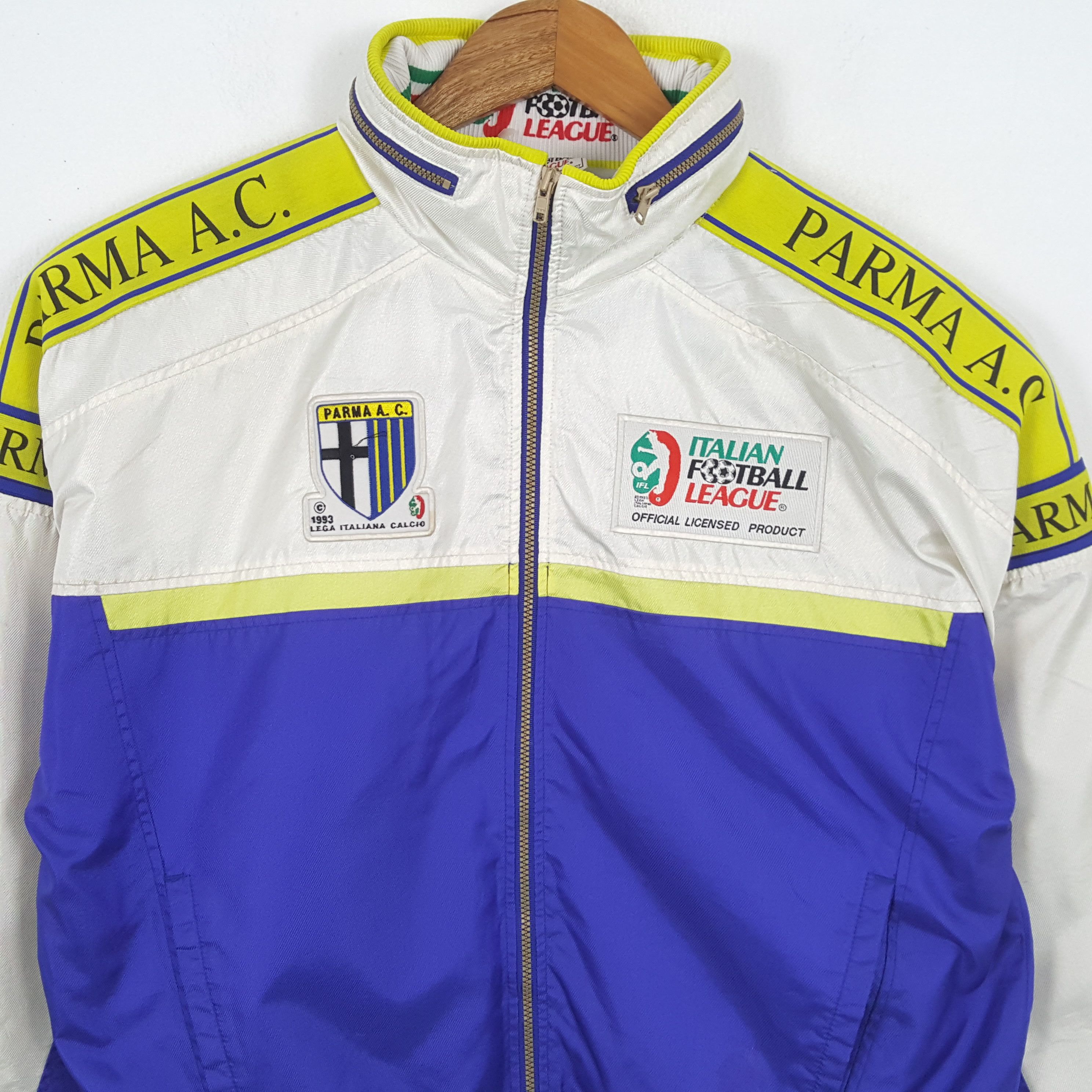 Vintage Vintage PARMA ITALIAN LEAGUE Italian Football Club Jacket Size US L / EU 52-54 / 3 - 2 Thumbnail