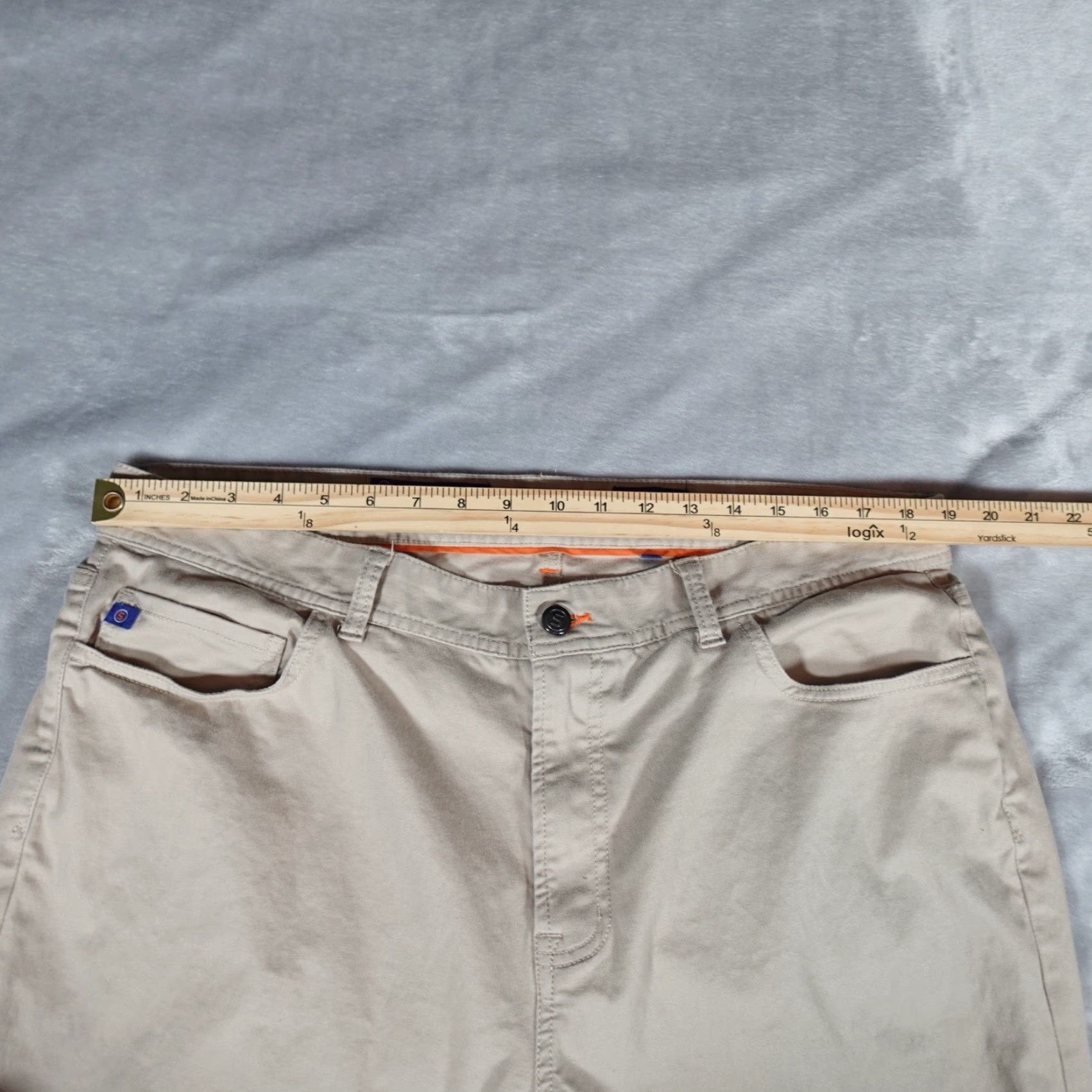 Vintage VINTAGE Stitch Golf Men’s 38x29 Straight Leg Khaki Pants Casual Fall Spring Summer 90s Mens Size US 38 / EU 54 - 7 Thumbnail