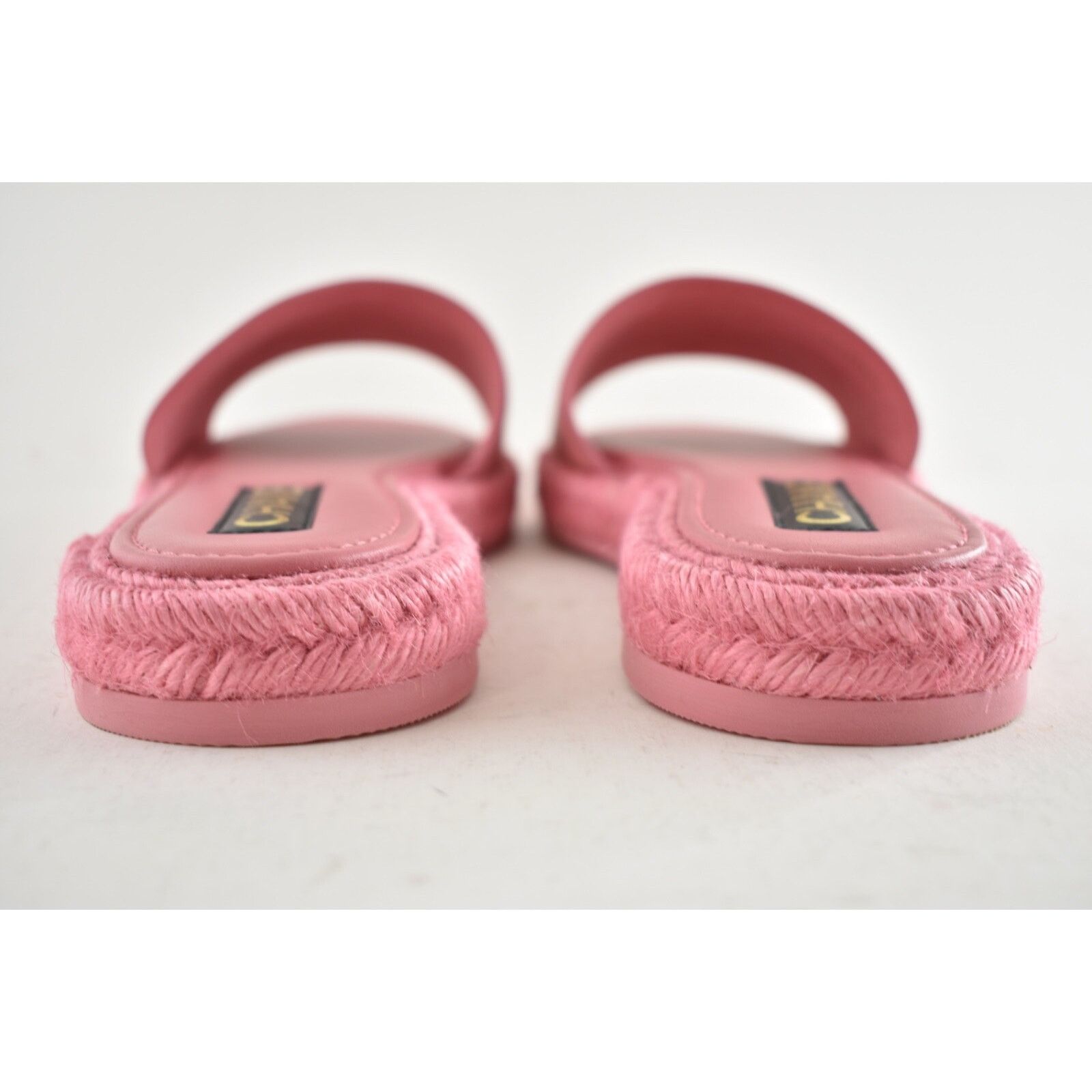 Chanel Chanel 23C Pink Lambskin Leather CC Logo Slide Sandal Slip Size US 12 / IT 42 - 14 Thumbnail