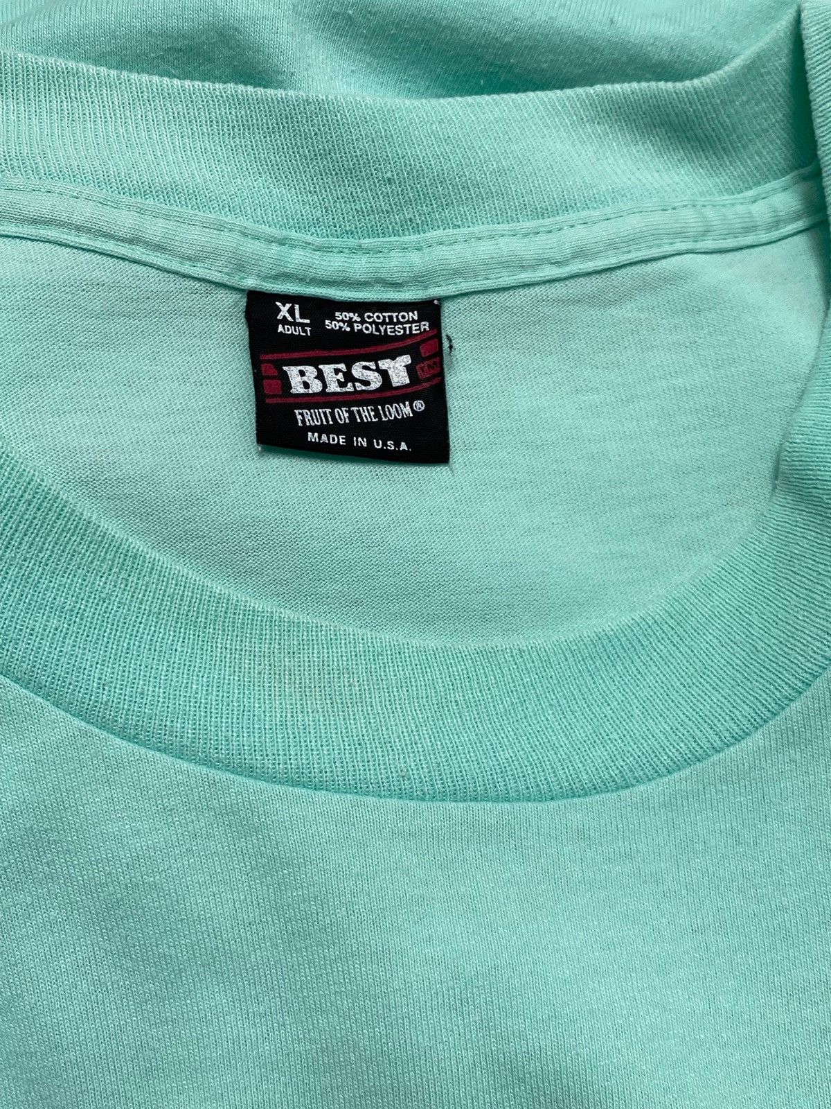 Vintage 90s VINTAGE BLUE BEARD Mint Colour Tee US Made Size US XL / EU 56 / 4 - 5 Thumbnail