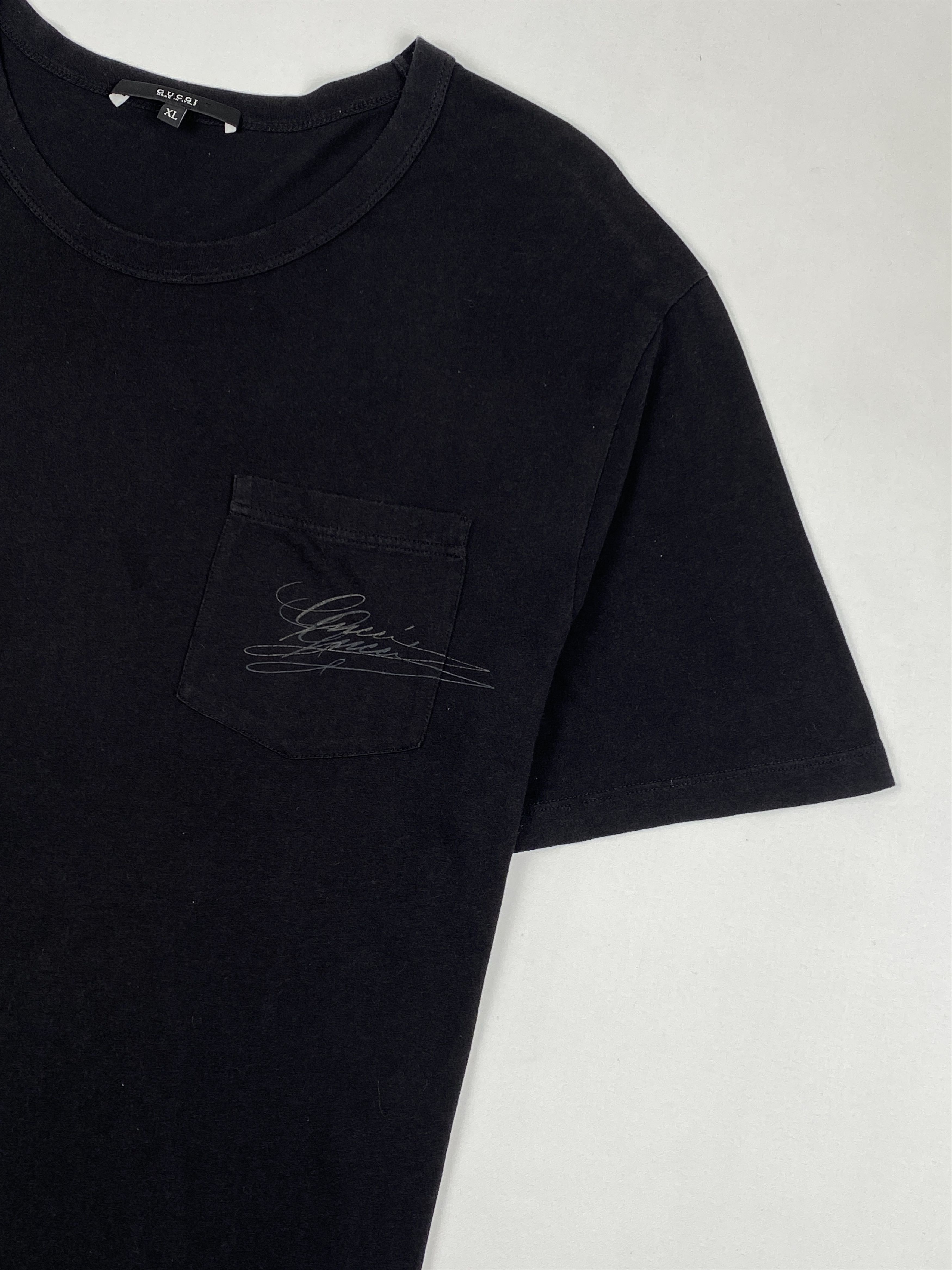 Gucci Signature Logo Pocket T-Shirt Size US XL / EU 56 / 4 - 5 Thumbnail
