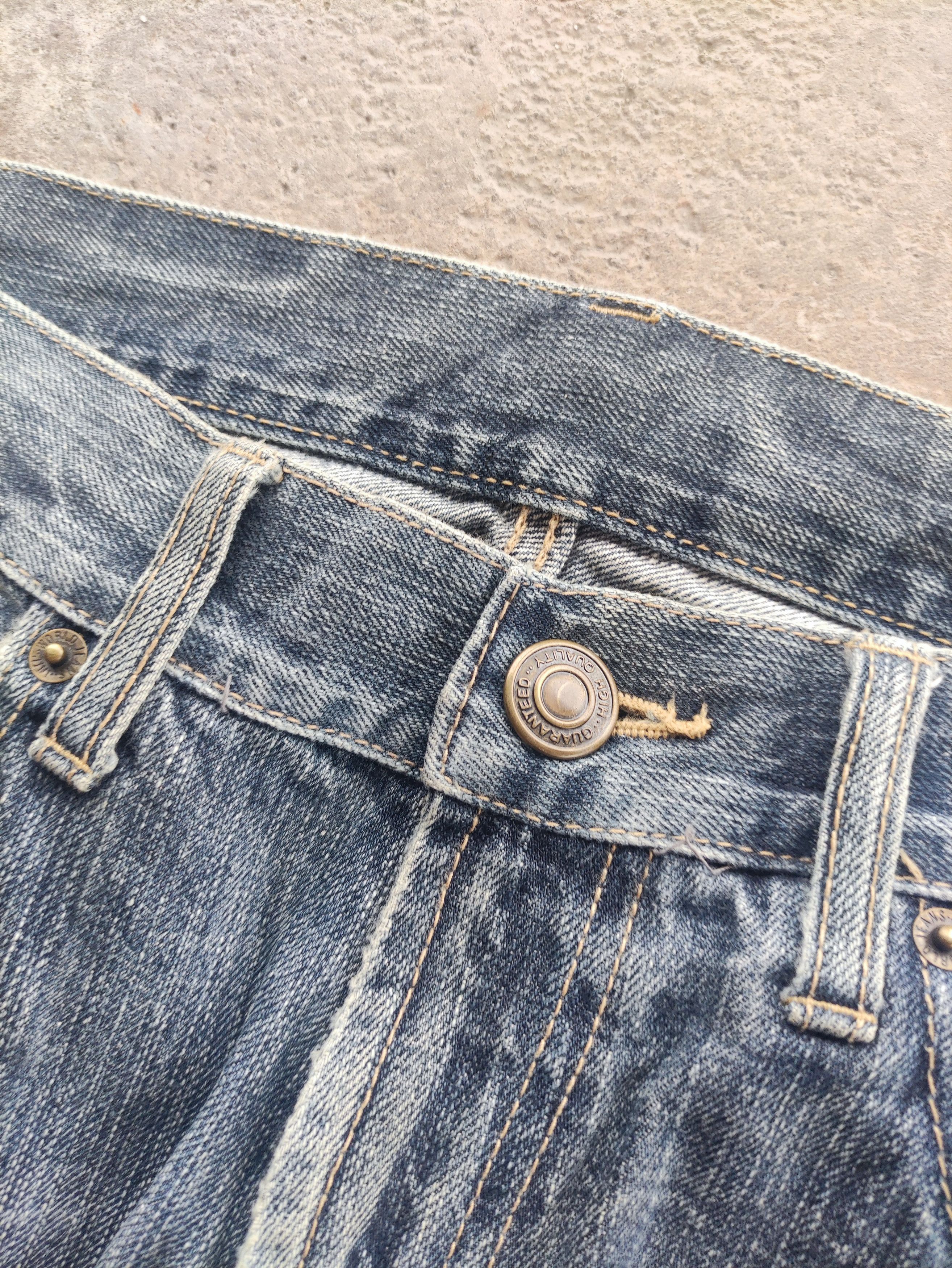 Japanese Brand Vintage Japanese Brand Flare Denim Distress Faded Pants Size US 31 - 5 Thumbnail