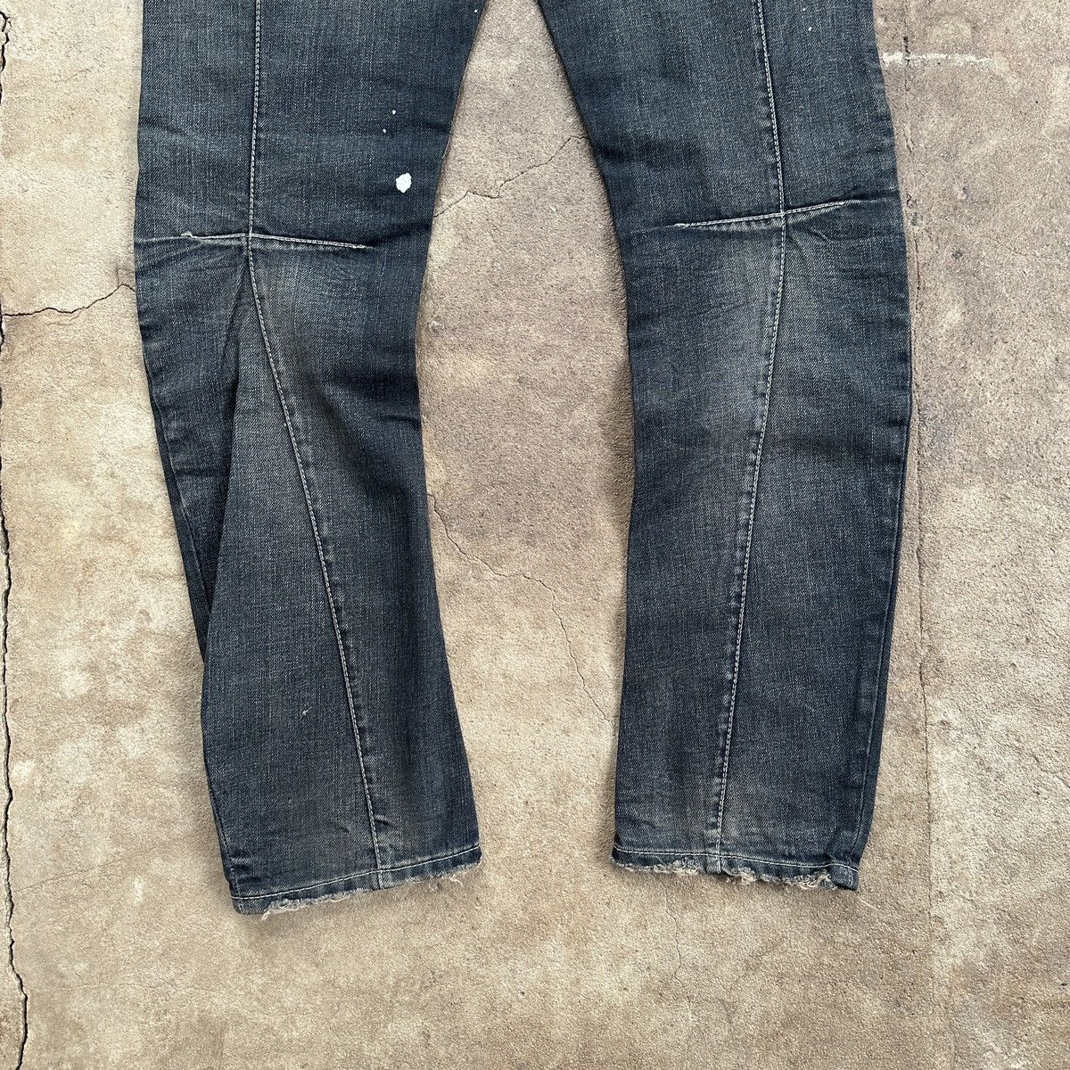 Absolut Joy Absolut Joy Dirty Wash Distressed Slim Fit Denim Gucci Size US 30 / EU 46 - 14 Thumbnail