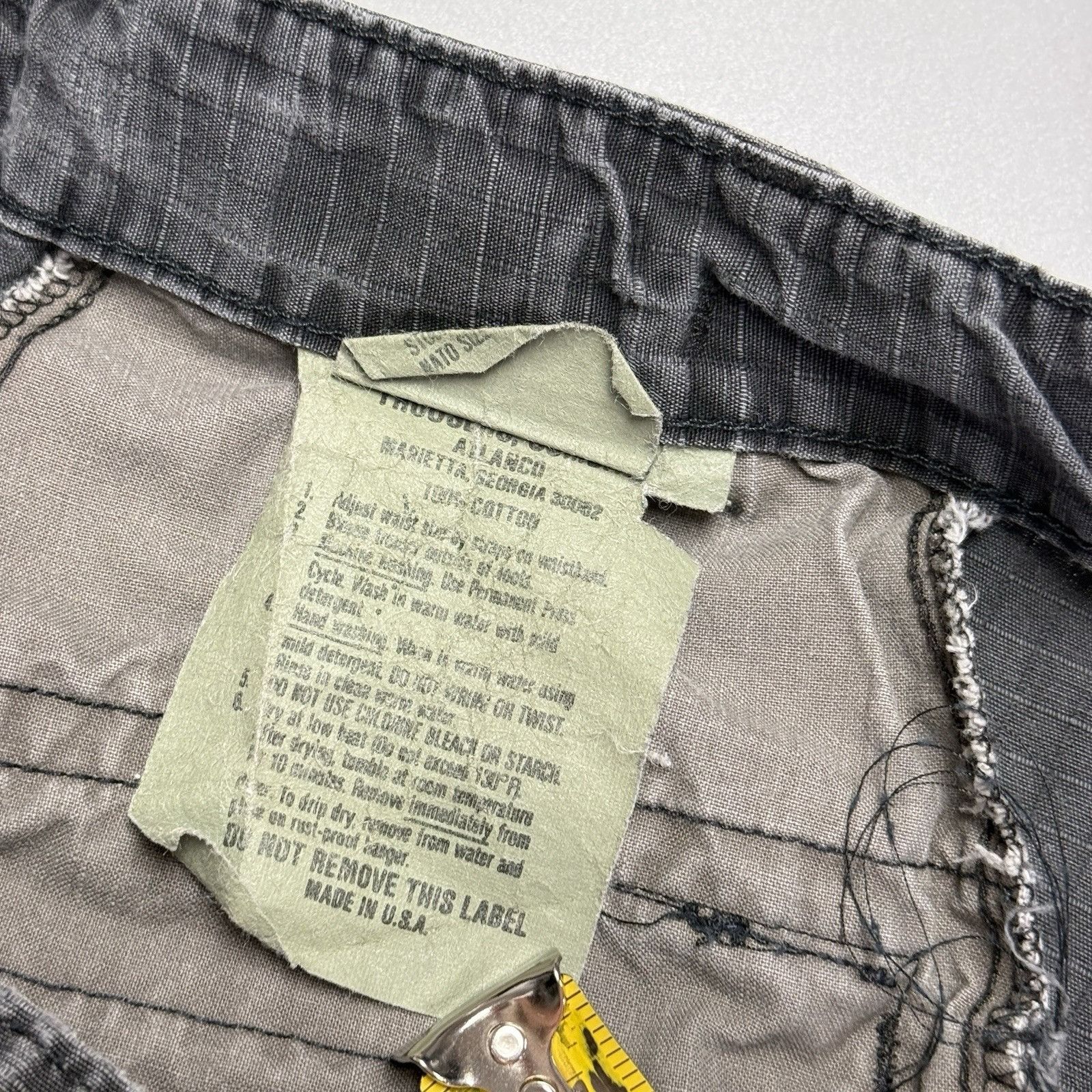 Vintage Vintage Military Trouser Cargo Pants Mens Faded Gray Ripstop Size US 32 / EU 48 - 12 Thumbnail