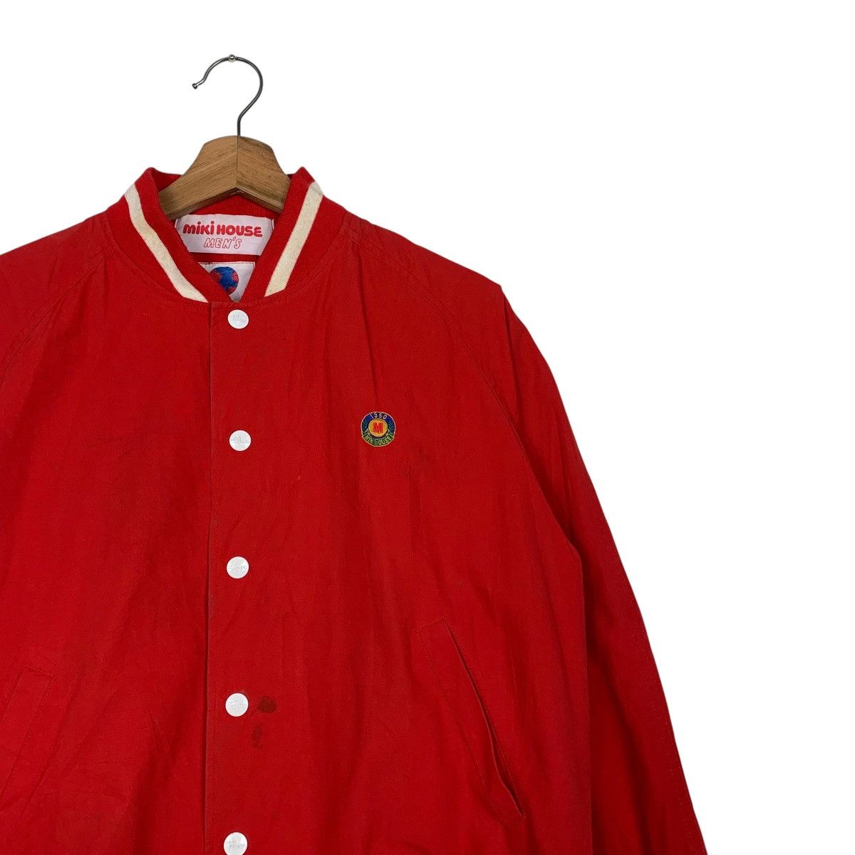 Japanese Brand Miki House Country Big Logo Varsity Jacket Size US M / EU 48-50 / 2 - 6 Thumbnail