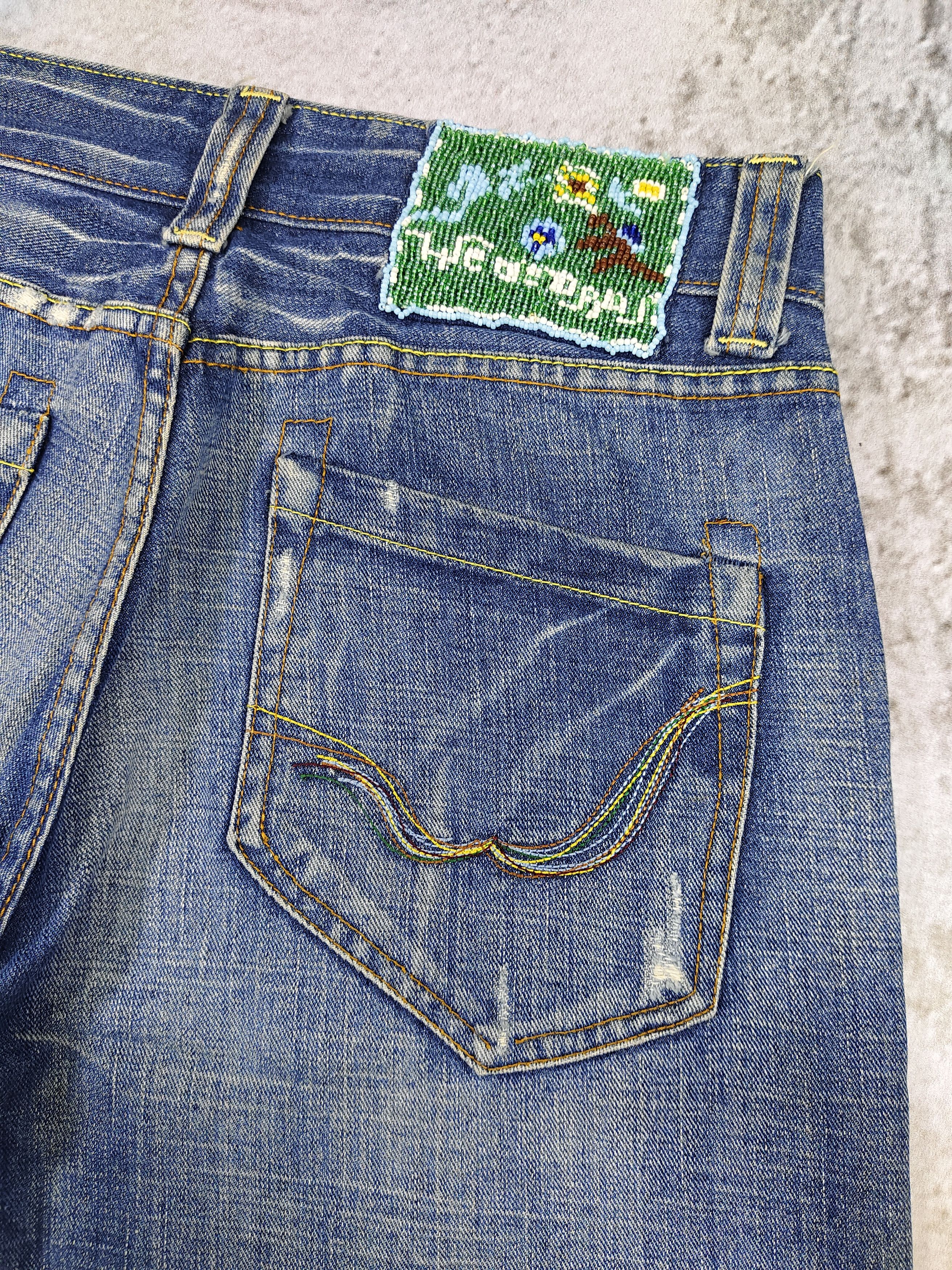 Replay 00s Replay-Y2K Experimental Distressed Embroidered Denim Size US 32 / EU 48 - 9 Thumbnail