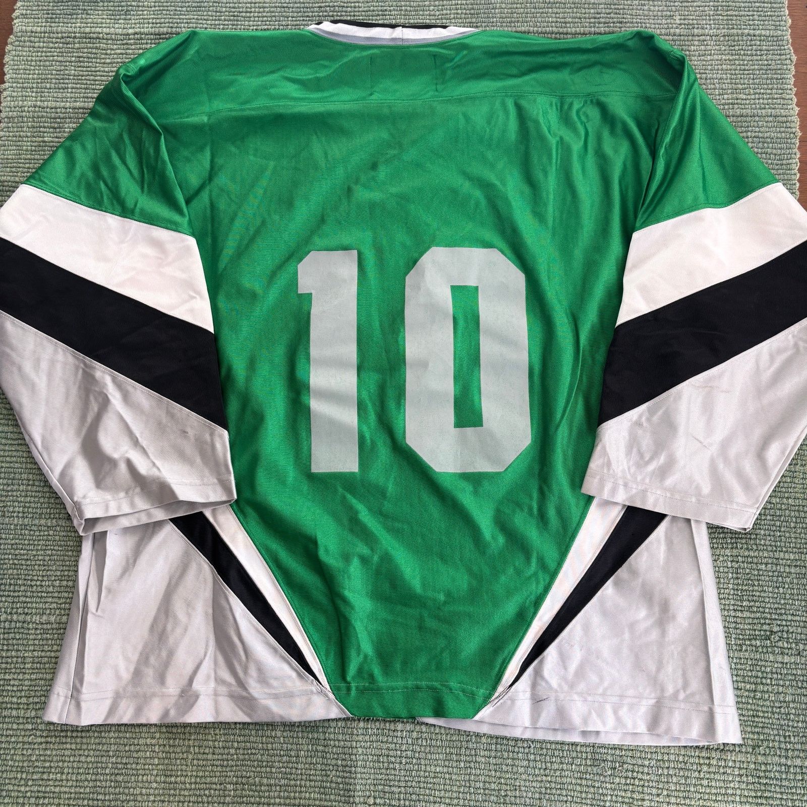 Gemini × Vintage Vintage 90s Westside Stars Retro Green Silver Hockey Jersey Size US L / EU 52-54 / 3 - 8 Thumbnail