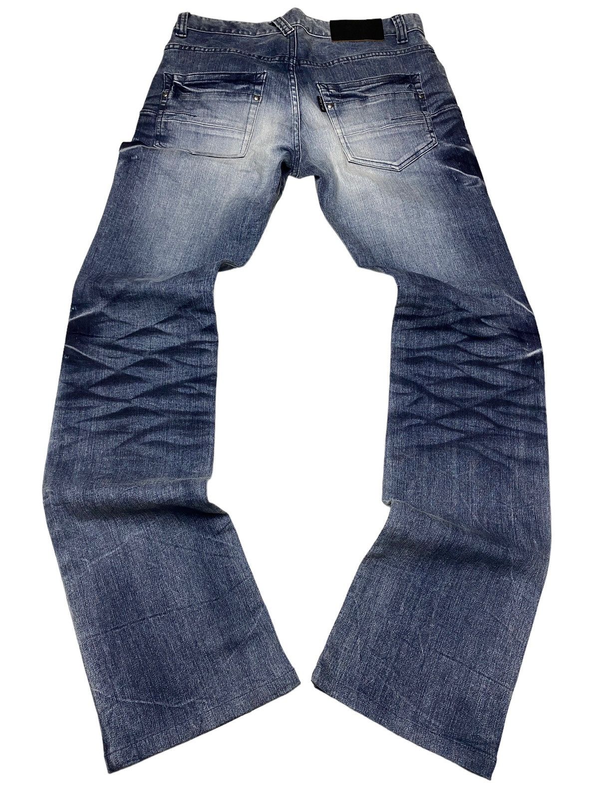 If Six Was Nine Tornado Mart Flared Seawash Bootcut Jeans Size US 30 / EU 46 - 2 Thumbnail