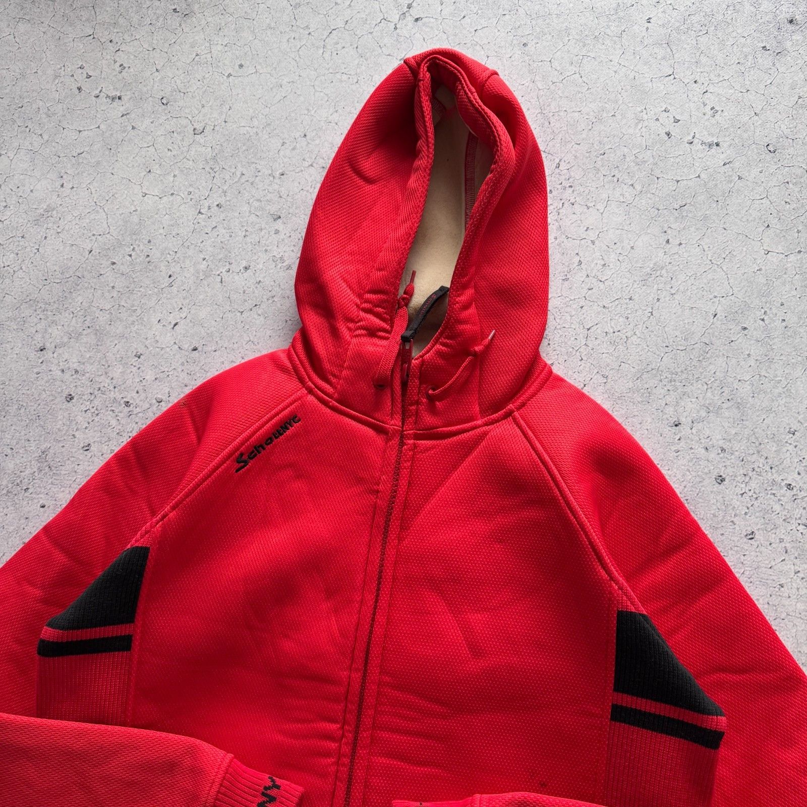 Schott Schott Vintage Red Fleece Jacket USA 90s Jnco Rap Hoodie Size US L / EU 52-54 / 3 - 10 Thumbnail