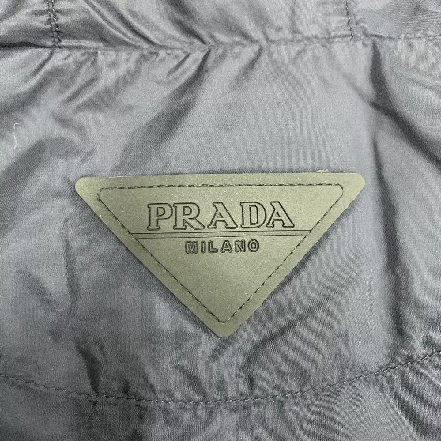 Prada Prada Navy Blue Triangle Logo Jacket XXL 9/10 Hem Scratch Size XXL / US 16-18 / IT 52-54 - 6 Thumbnail