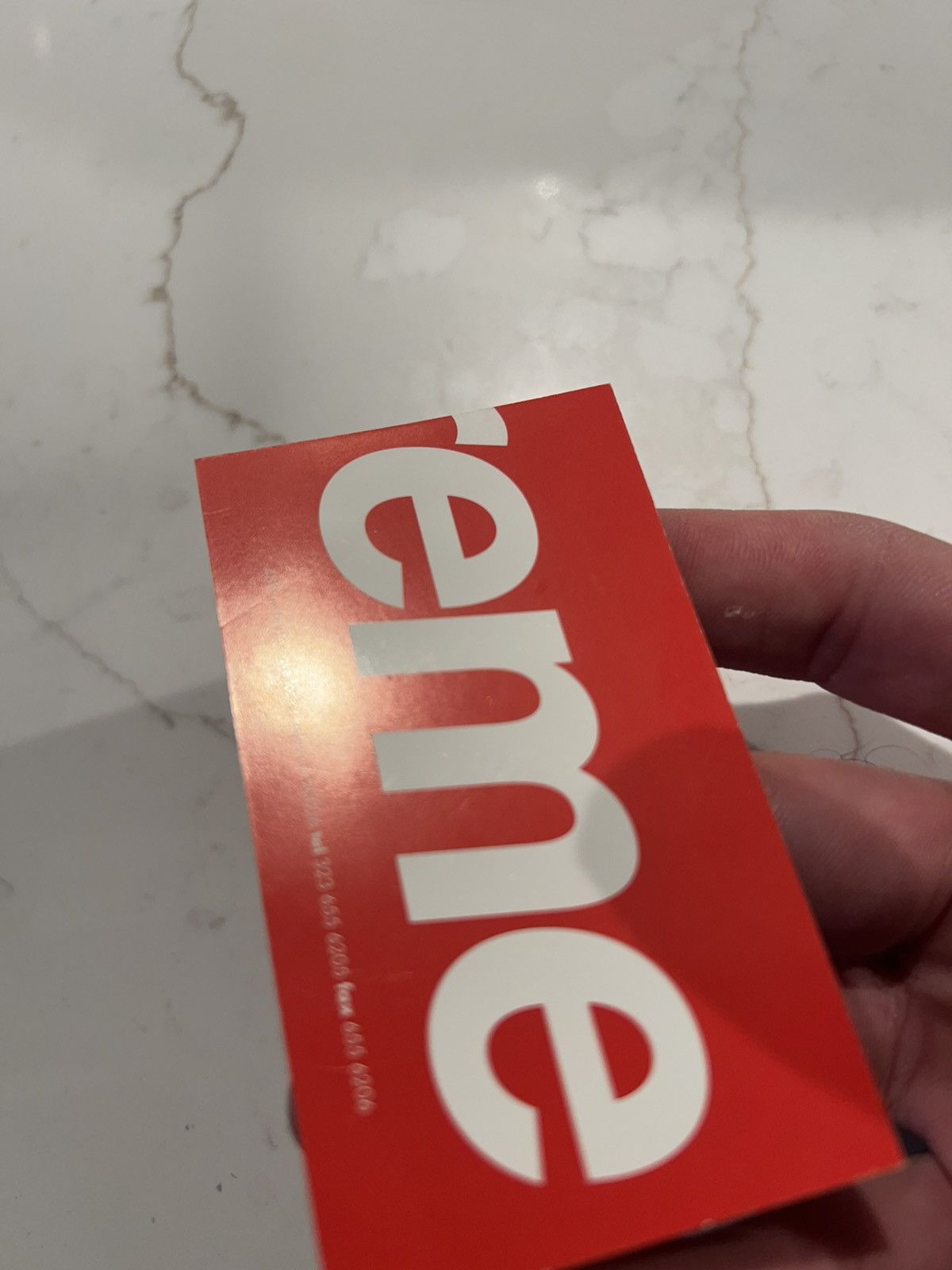Supreme ORIGINAL Los Angeles Business Card Size ONE SIZE - 4 Thumbnail