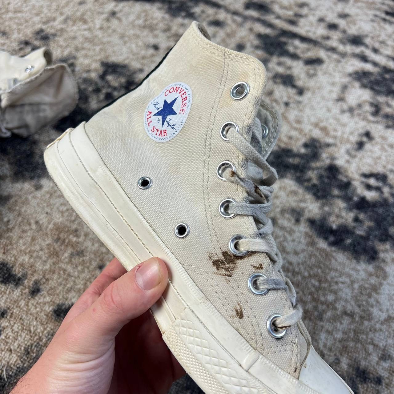 Comme des Garcons PLAY × Converse Converse x Comme Des Garcons PLAY Hi-Top Sneakers Size US 6 / IT 36 - 9 Thumbnail
