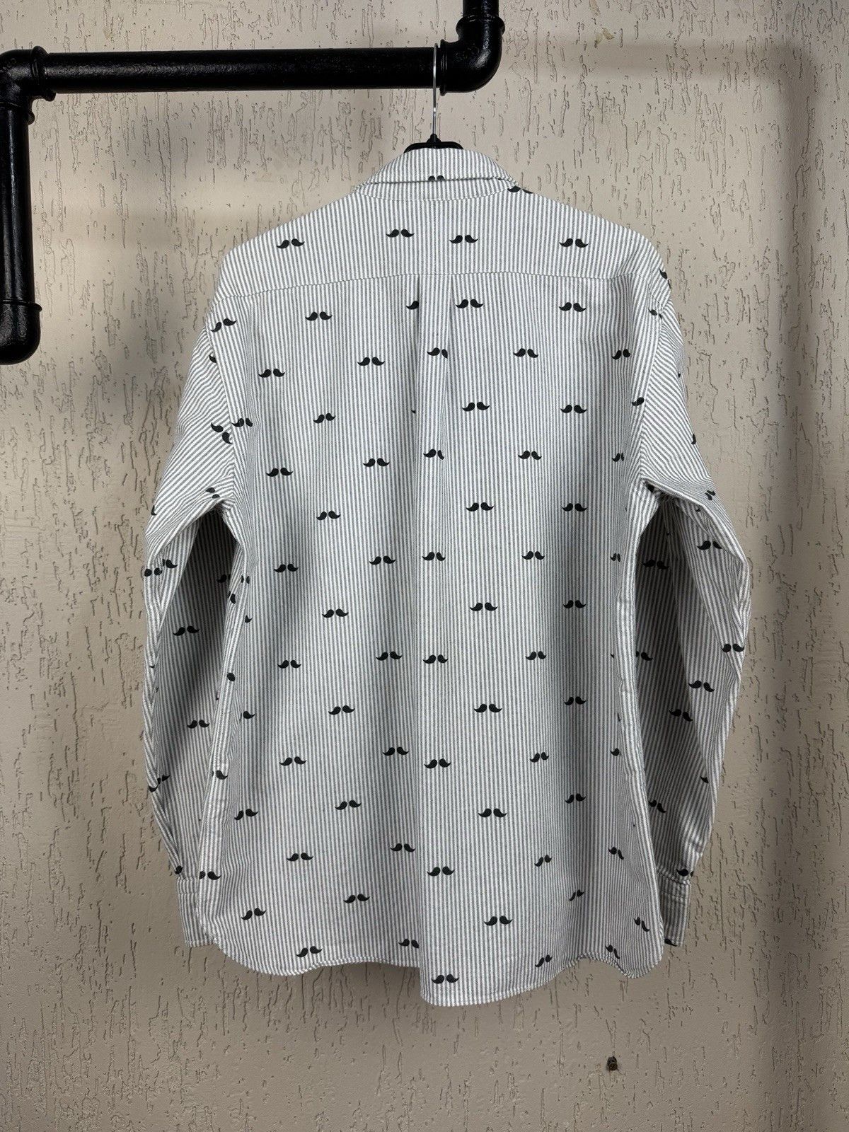 Bape Mr. Bathing Ape Cotton Check Shirt Gray Bape Made in Japan Size US L / EU 52-54 / 3 - 7 Thumbnail