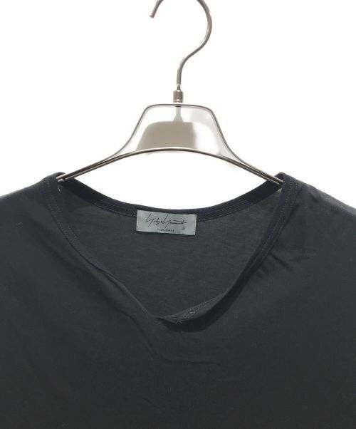 Yohji Yamamoto Yohji Yamamoto pour homme split-neck cotton T-shirt Size US L / EU 52-54 / 3 - 3 Thumbnail