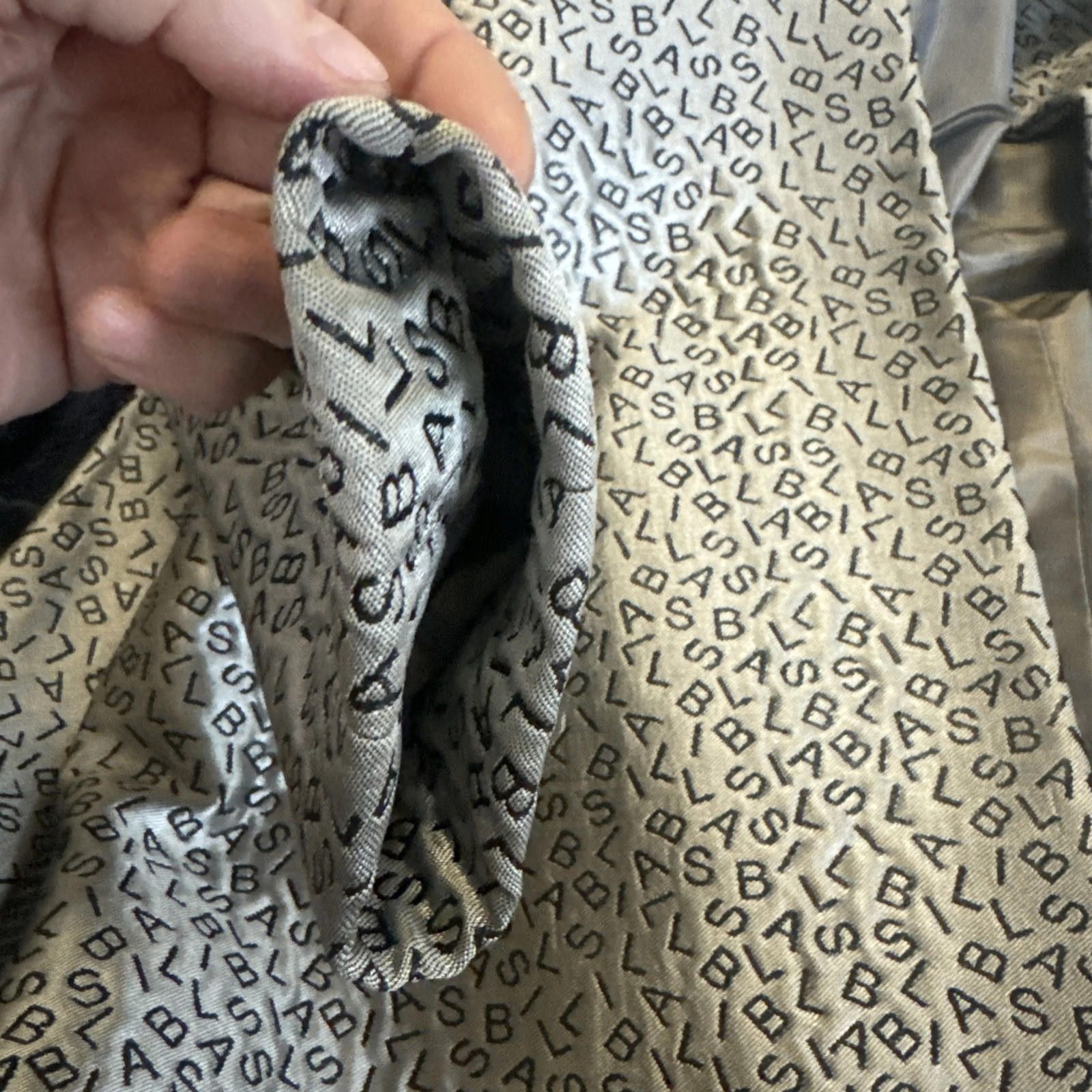 Bill Blass Bill Brass Silver Logo Embossed Waisted Blazer Coat Sz12/M-L Size XL / US 12-14 / IT 48-50 - 7 Thumbnail