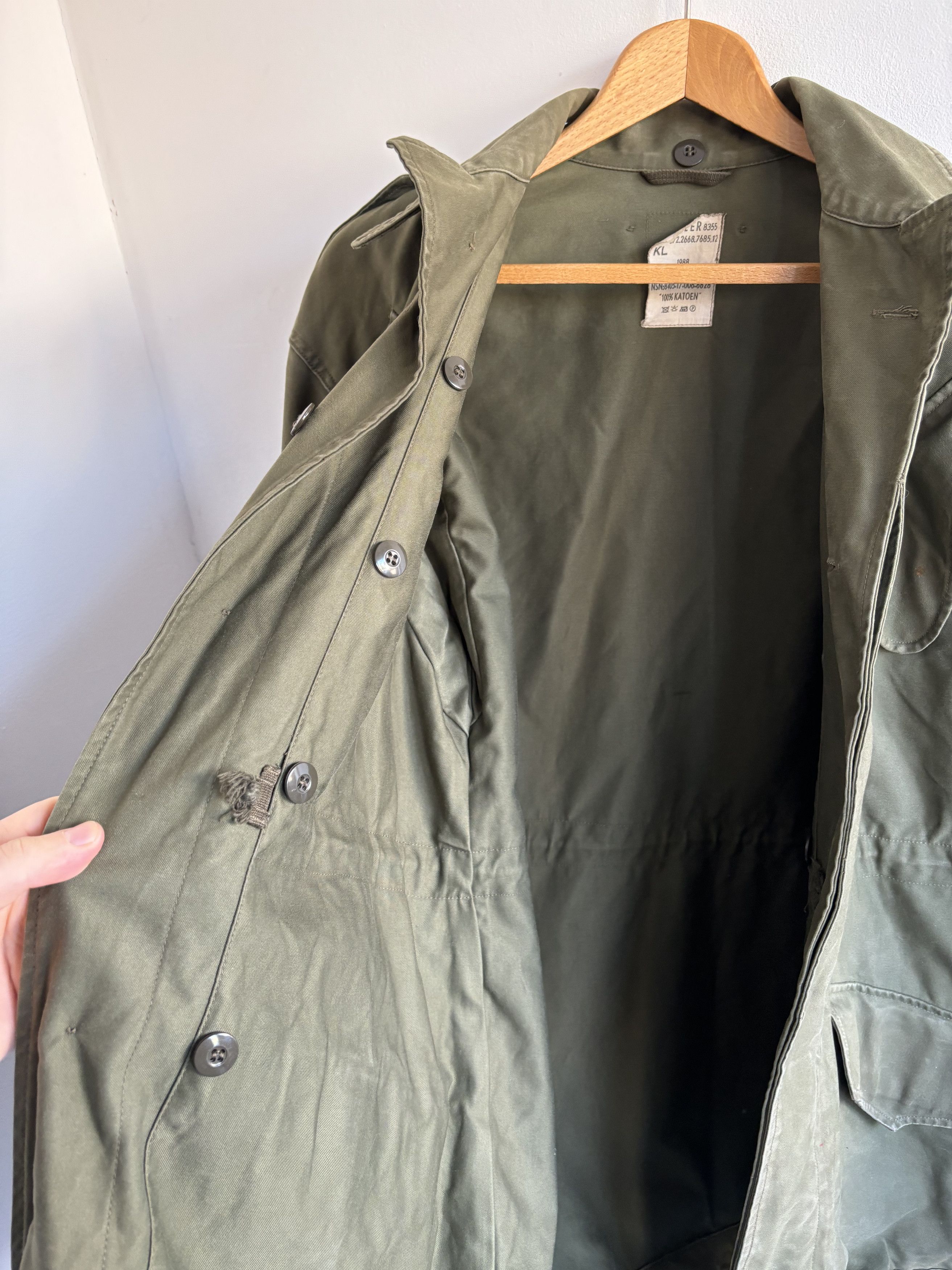 Japanese Brand Vintage 1988 Dutch M65 Field Combat Jacket Size US L / EU 52-54 / 3 - 10 Thumbnail