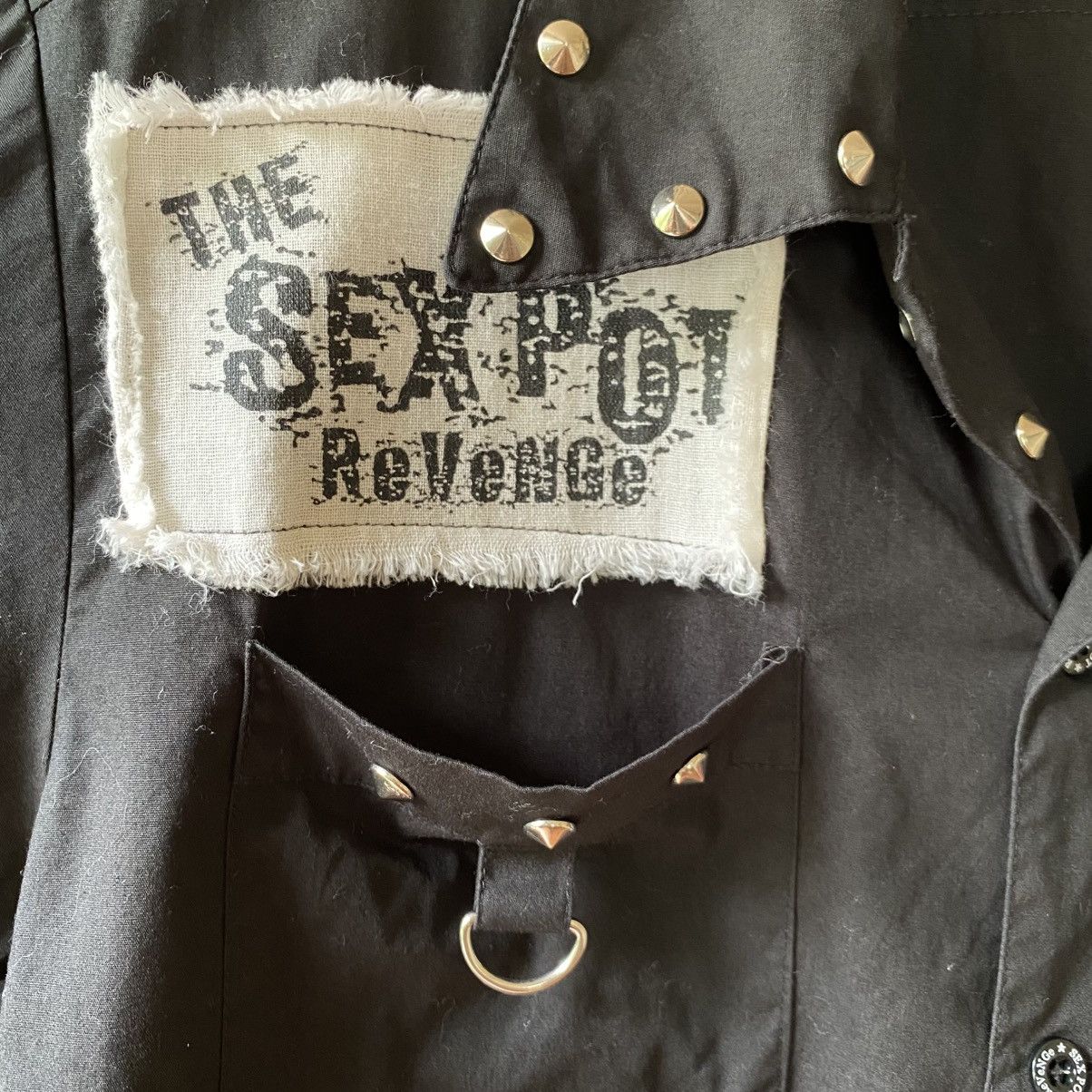 Sex Pot ReVeNGe SEX POT ReVeNGe Y2K Punk Black Studded Punk Patch Shirt Size US M / EU 48-50 / 2 - 7 Thumbnail