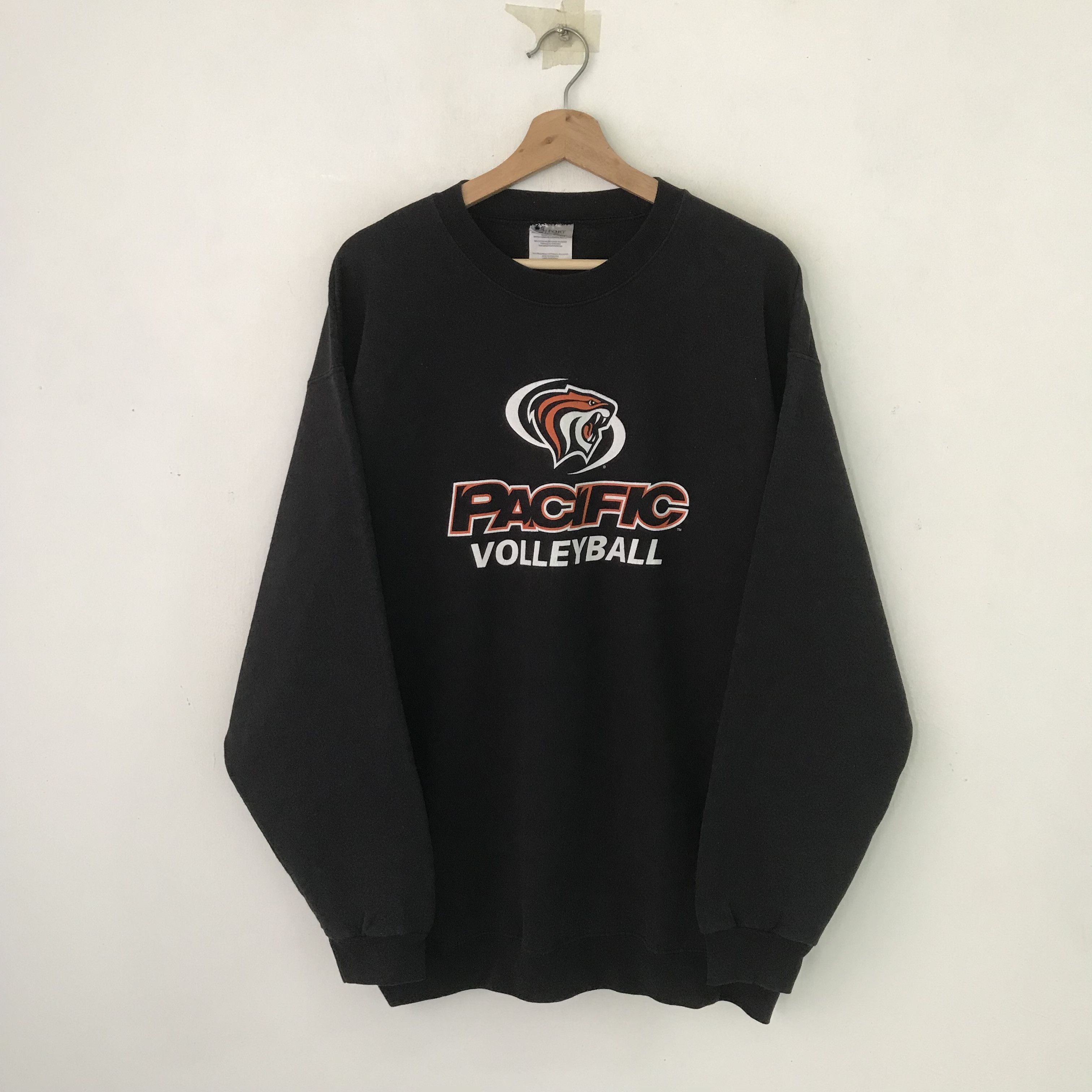 Vintage Vintage Pacific Volleyball Black Sweatshirt - 269 Size US L / EU 52-54 / 3 - 1 Thumbnail
