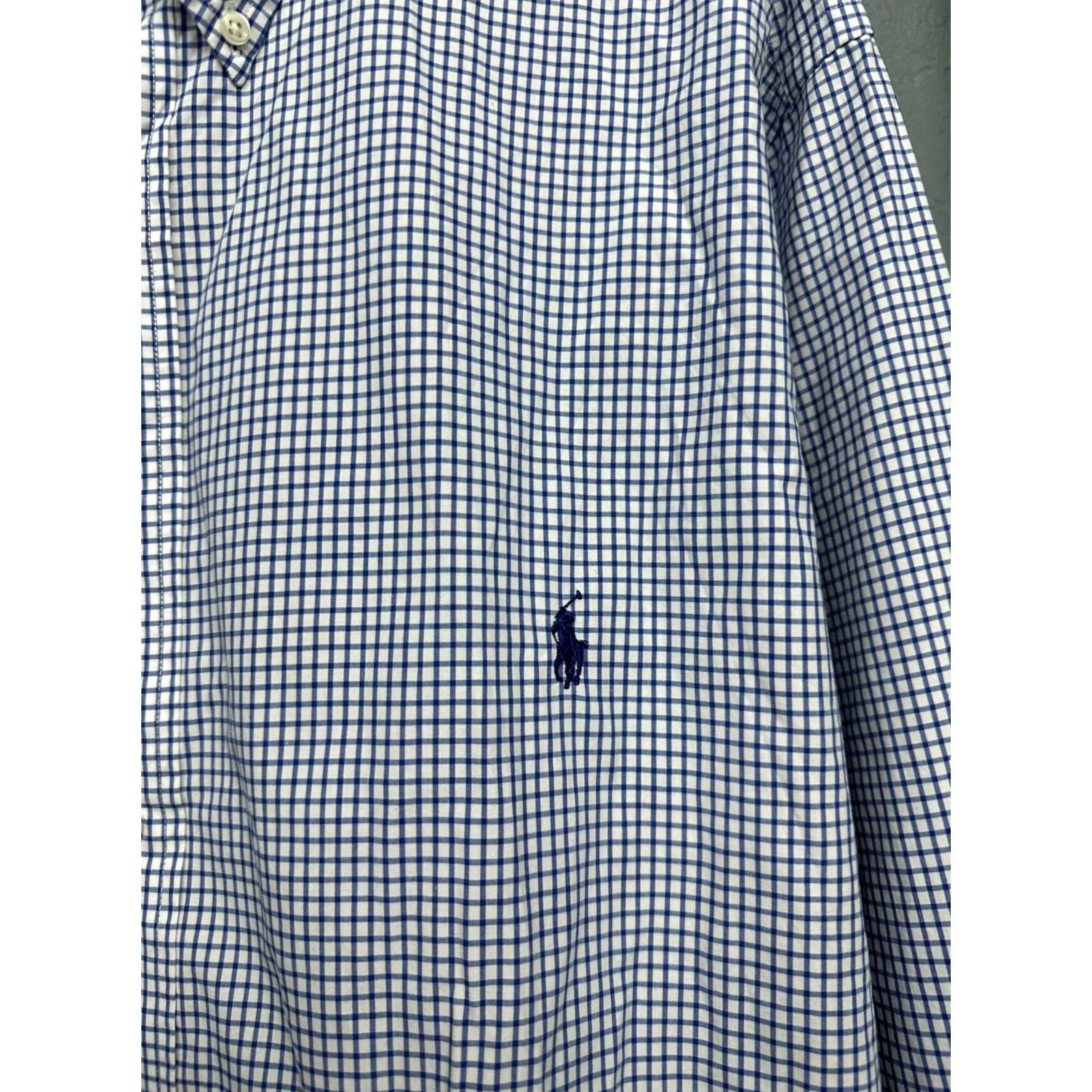 Polo Ralph Lauren Polo Ralph Lauren Mens Long Sleeve Shirt 2XB XXL Button-Up Multicolor Cotton Check Shirt Size US XXL / EU 58 / 5 - 3 Thumbnail