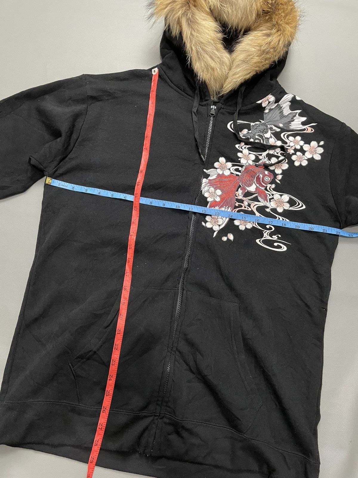 Hysteric Glamour Japan Koi Fsh Sukajan Zip Fur Hoodie ifsix LGB style Size US XL / EU 56 / 4 - 5 Thumbnail