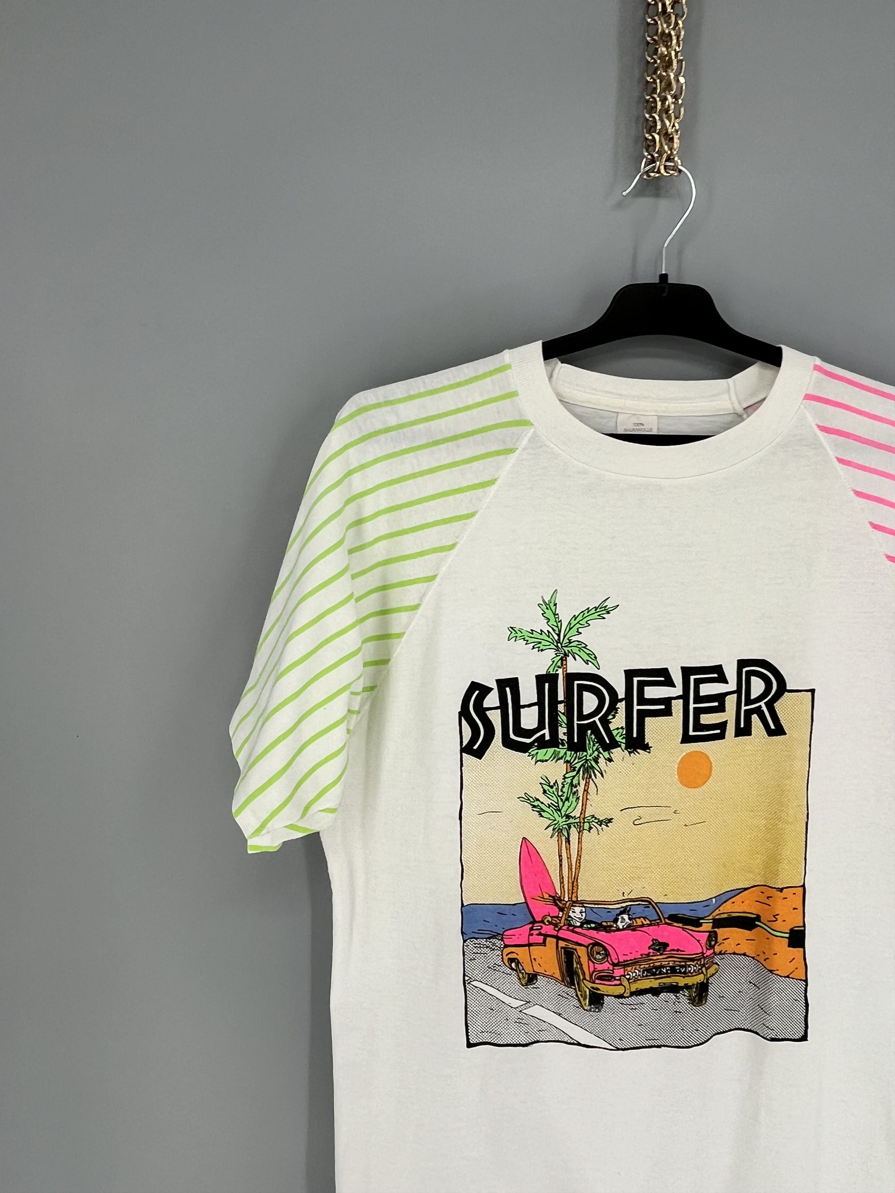 Vintage Vintage 90s Rare Crazy Surfer Skater Style Boot Tee M Size US M / EU 48-50 / 2 - 4 Thumbnail