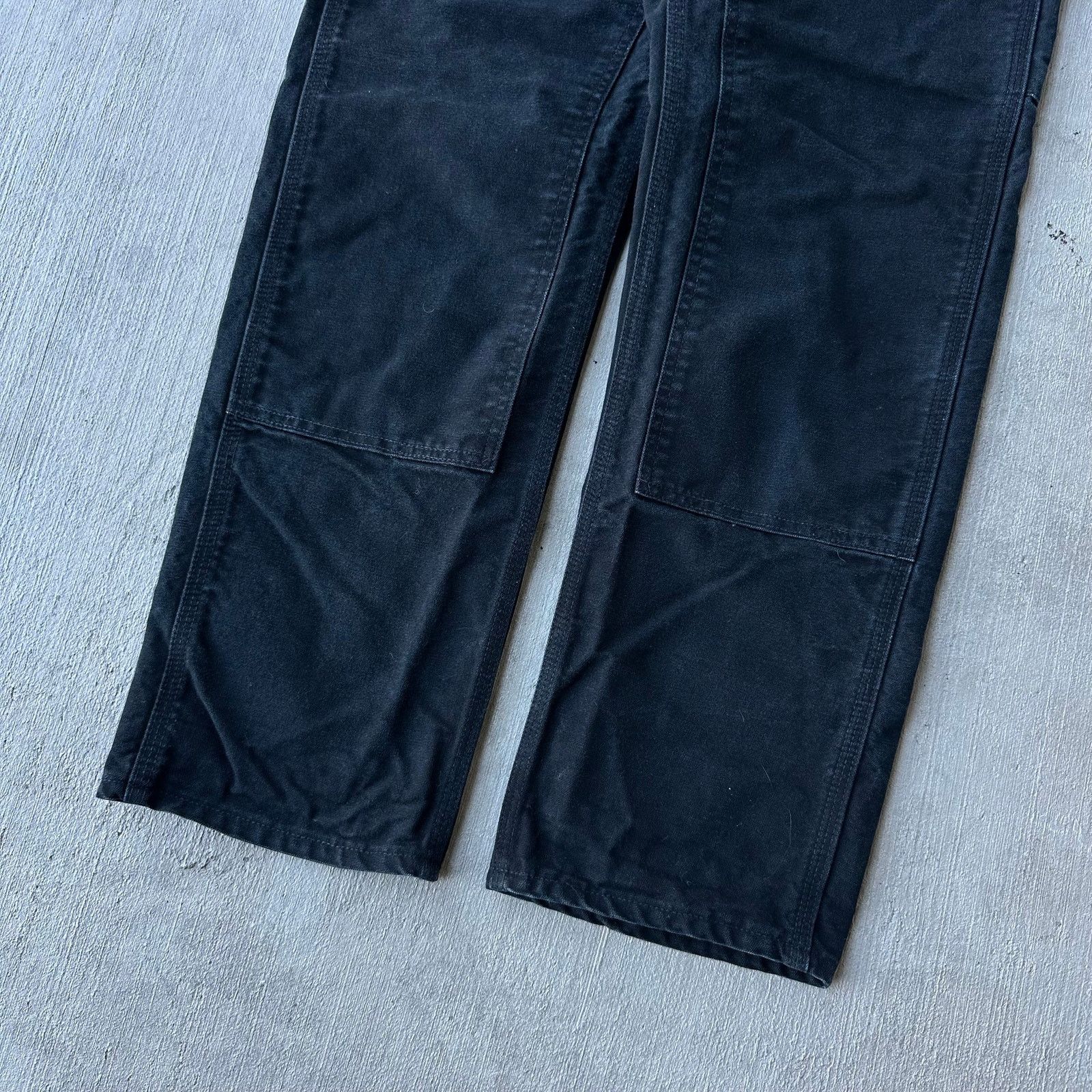 Carhartt × Vintage Carhartt black double knee work wear carpenter pants Size US 28 / EU 44 - 3 Thumbnail