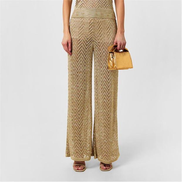 Missoni o1g2r1mq1124 Trouser in Gold Space Size 30" / US 8 / IT 44 - 3 Thumbnail