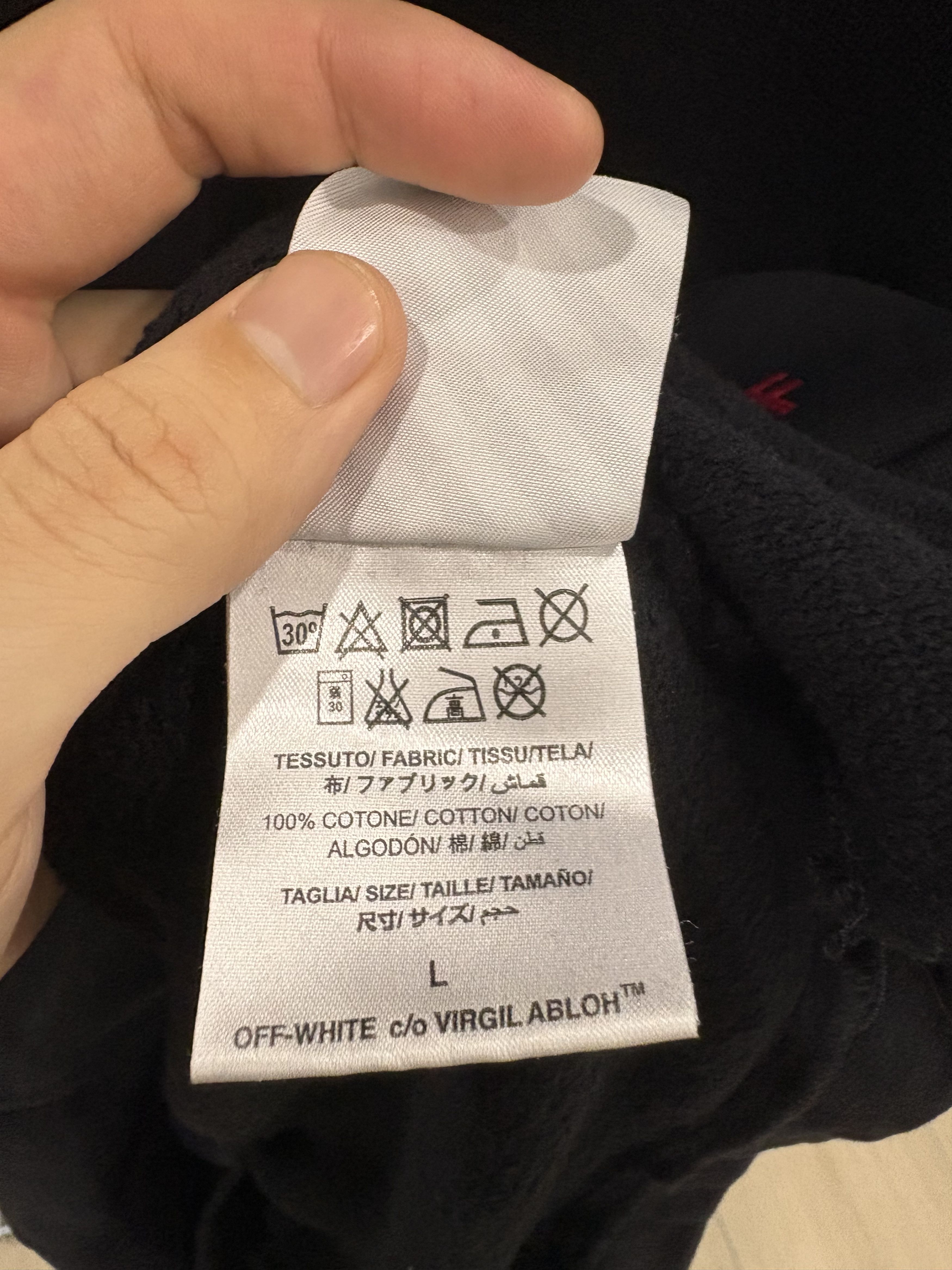 Off-White Off-White c/o Virgil Abloh Nebraska "CUT OFF" Hoodie Size US L / EU 52-54 / 3 - 9 Thumbnail