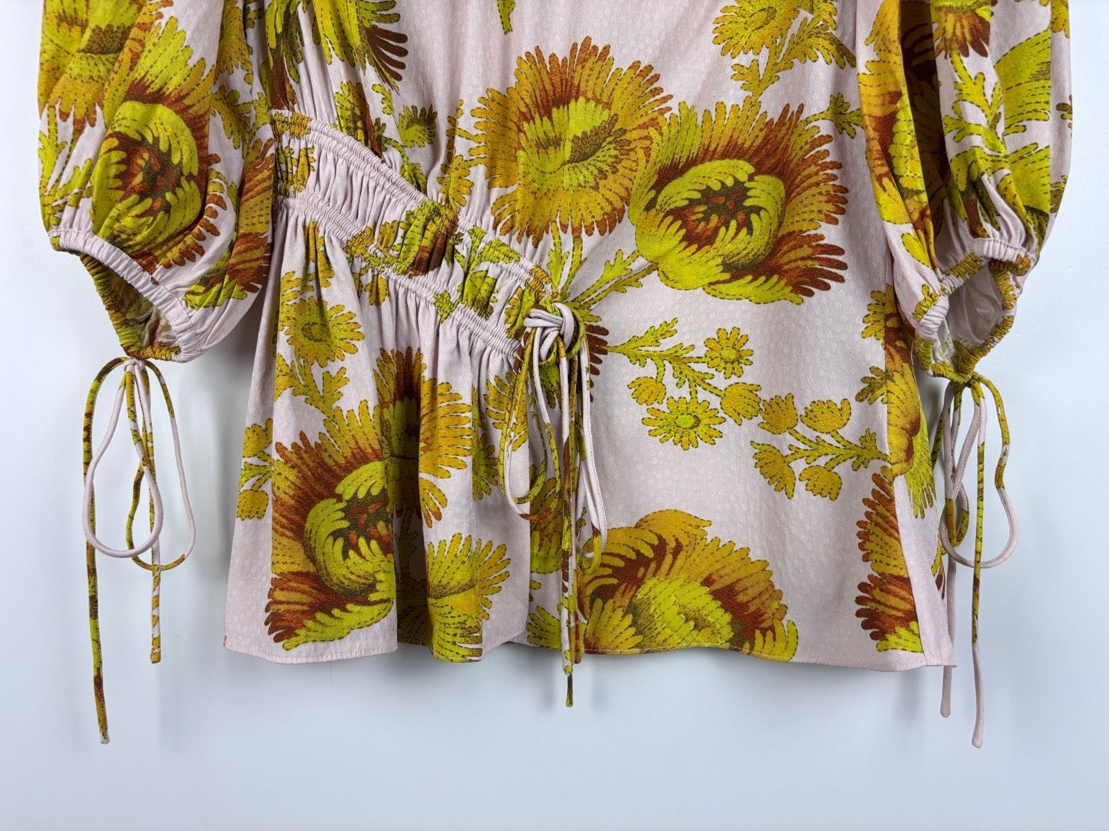 Ted Baker Womens Ted Baker Floral Blouse Yellow Size 1 Size S / US 4 / IT 40 - 3 Thumbnail
