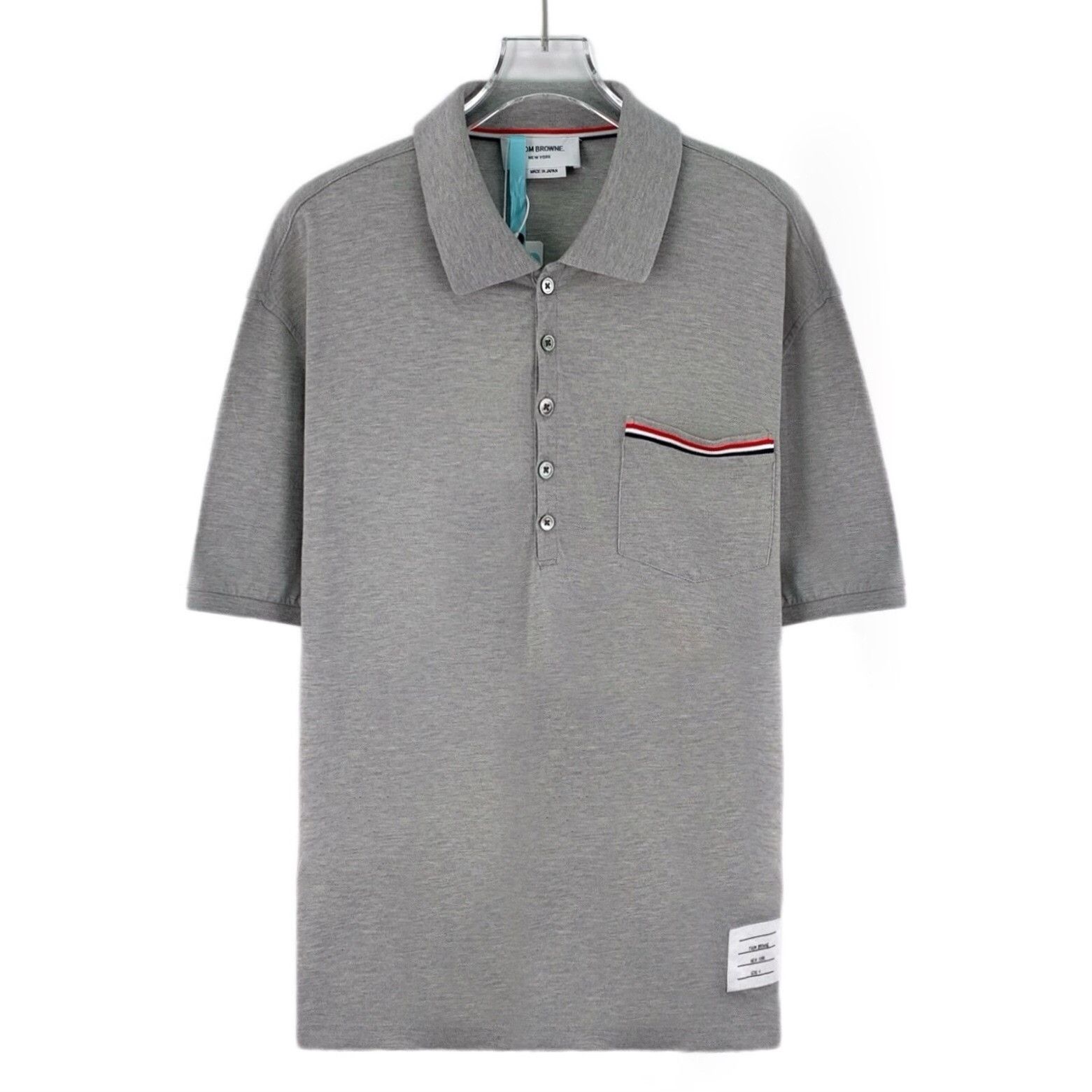 Thom Browne Thom Browne Striped Brown Polo L Men Size US L / EU 52-54 / 3 - 1 Thumbnail