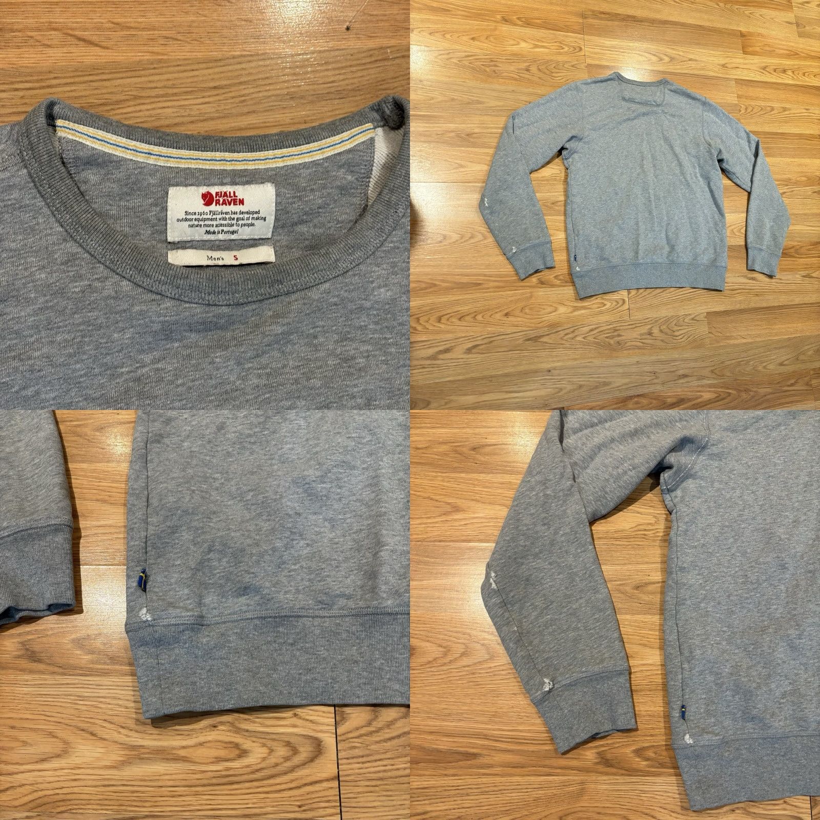 Vintage **Fjallraven Gray Mens Regular Fit Pullover Sweatshirt Small** User: **Fjallraven Gray Mens Regular Fit Cotton Sweatshirt Small** Size US S / EU 44-46 / 1 - 8 Thumbnail