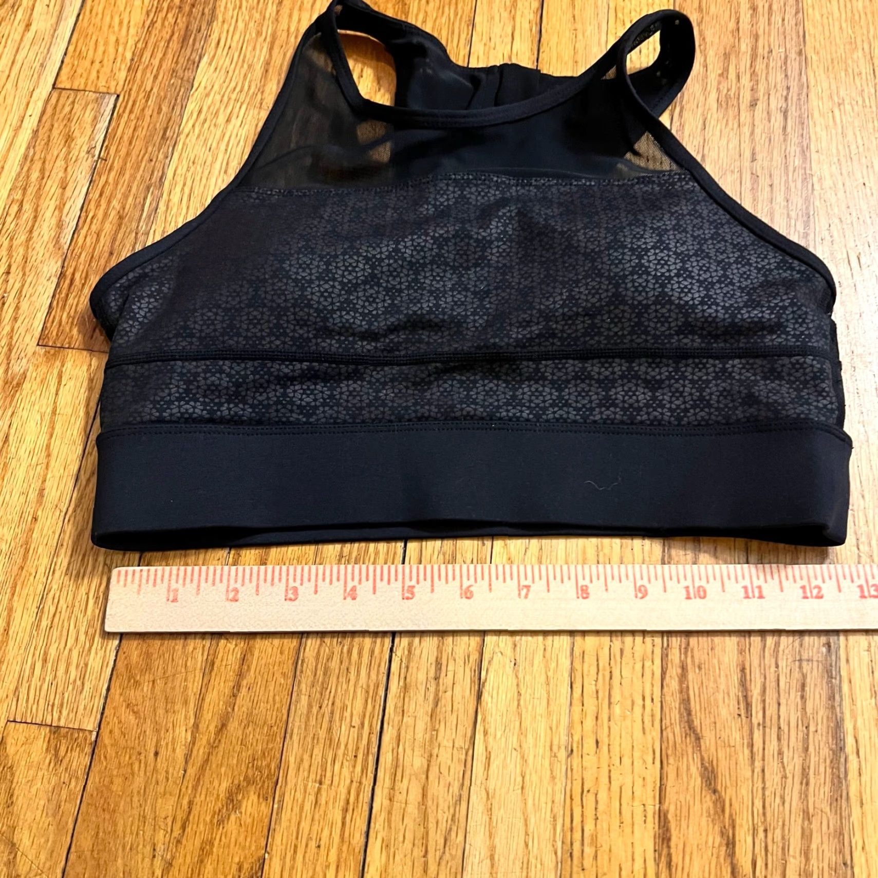 Vintage Zyia Active Sports Bra Womens Medium Black Razor Back Size ONE SIZE - 6 Thumbnail
