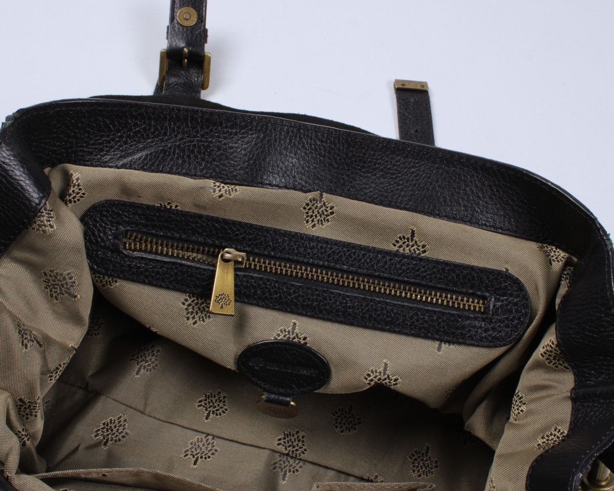 Designer × Mulberry MULBERRY Alexa Leather Black Handle Shoulder Bag 390207 Size ONE SIZE - 9 Thumbnail