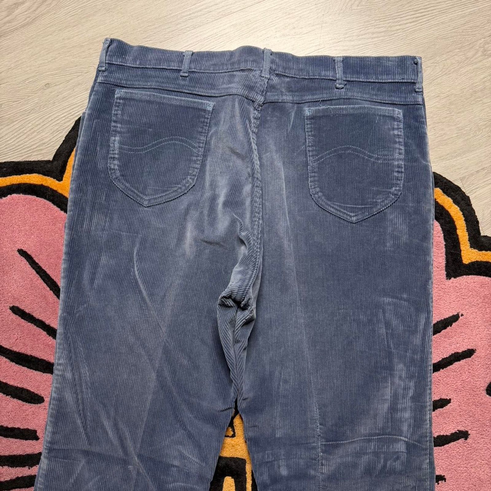 Lee × Vintage Vintage 80’s Lee Riders Loose Straight Corduroy Pants 38x29 Size US 38 / EU 54 - 8 Thumbnail