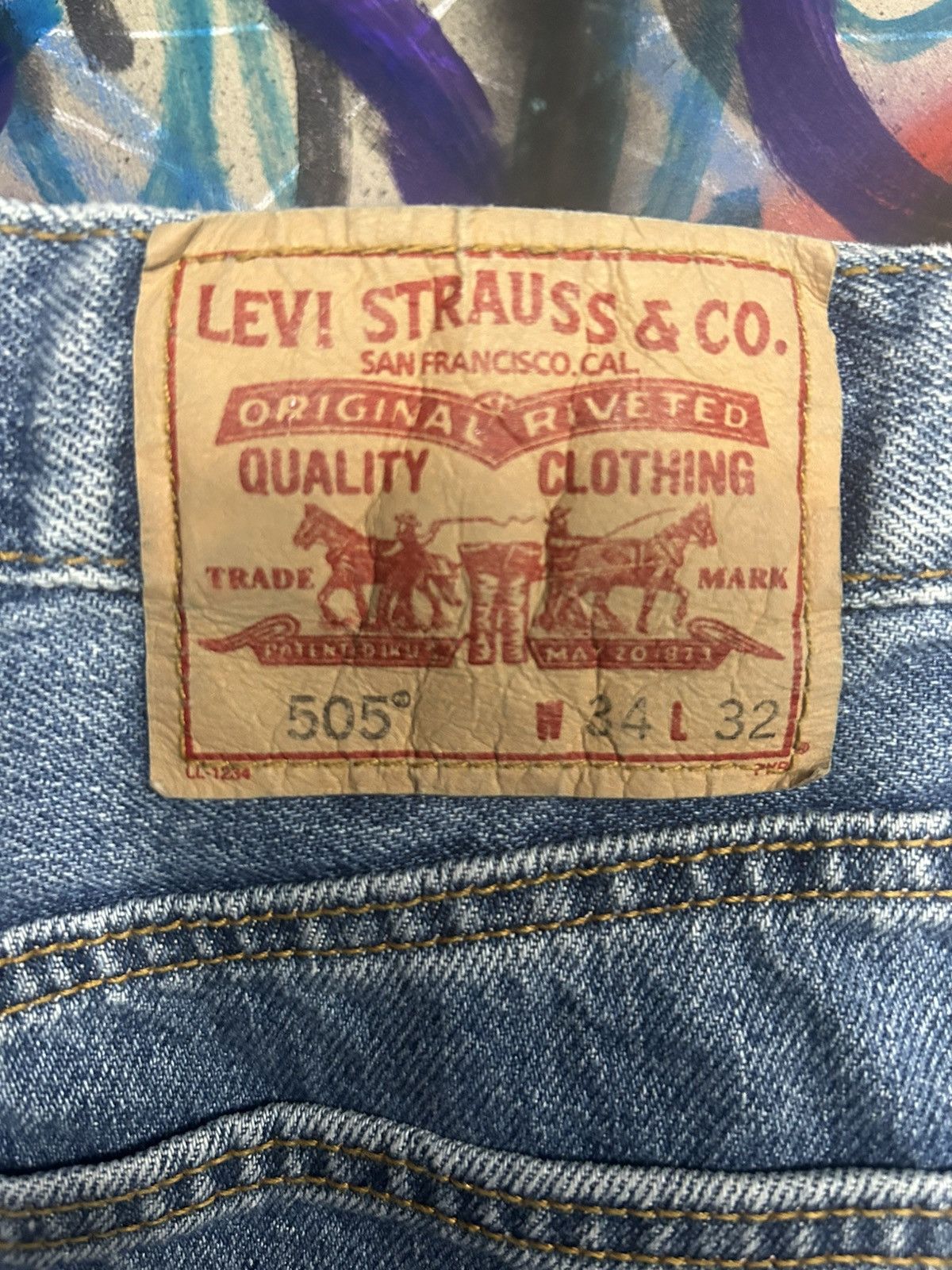 Levi's Levi 505s Size US 34 / EU 50 - 2 Thumbnail