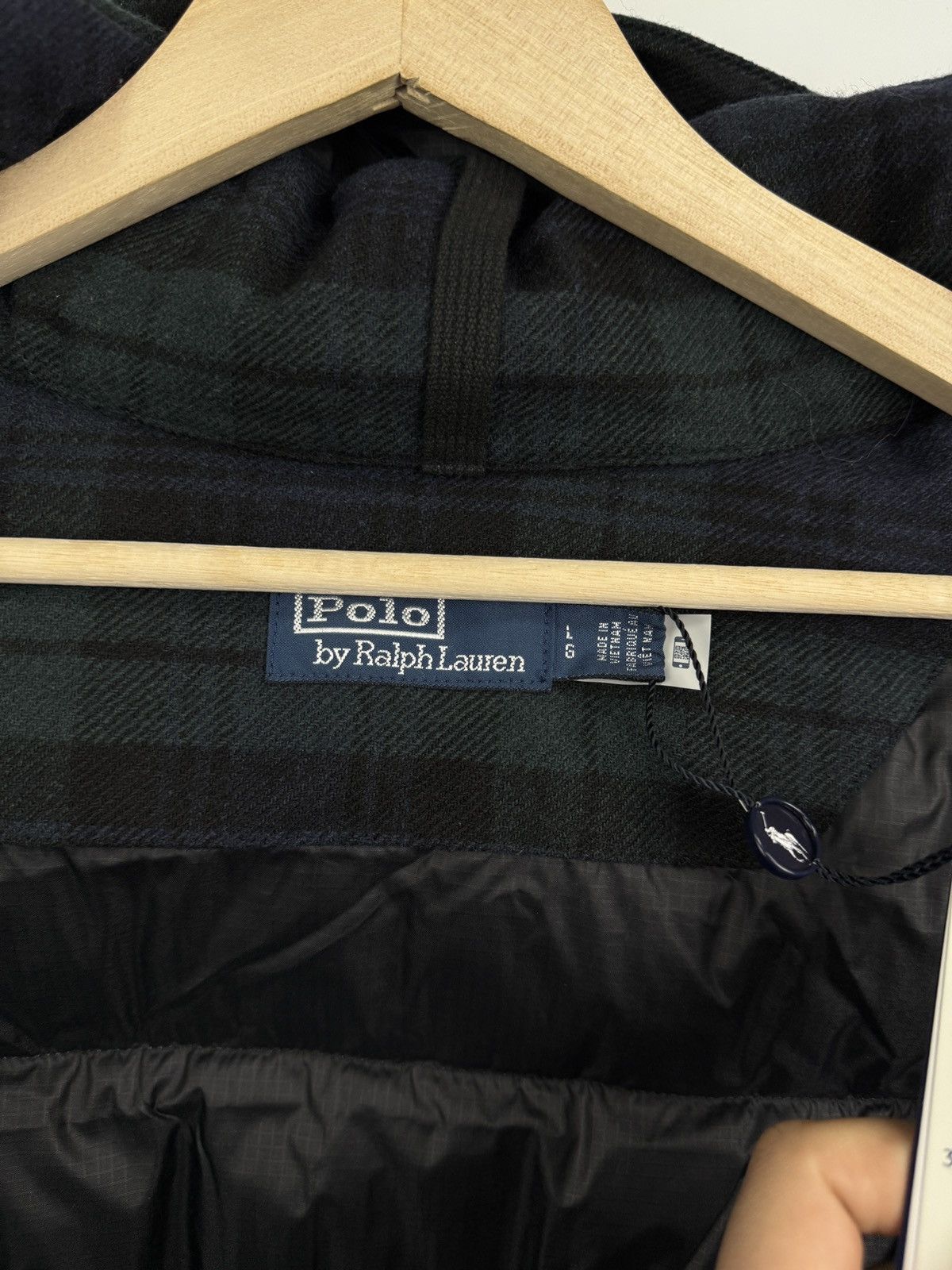 Polo Ralph Lauren 🇺🇸❗️NEW Polo Ralph Lauren Plaid Wool Puffer Down Coat Jacket Size US L / EU 52-54 / 3 - 15 Thumbnail