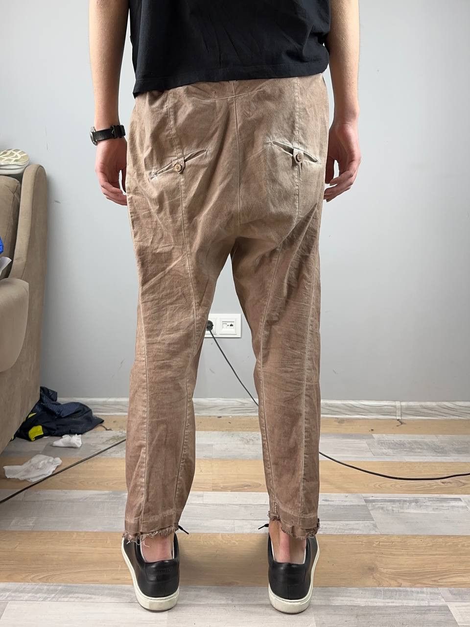 Marc Point Venezia Marc Point Venezia Avant Garde Asymetrical Pants Size US 40 / EU 56 - 2 Thumbnail