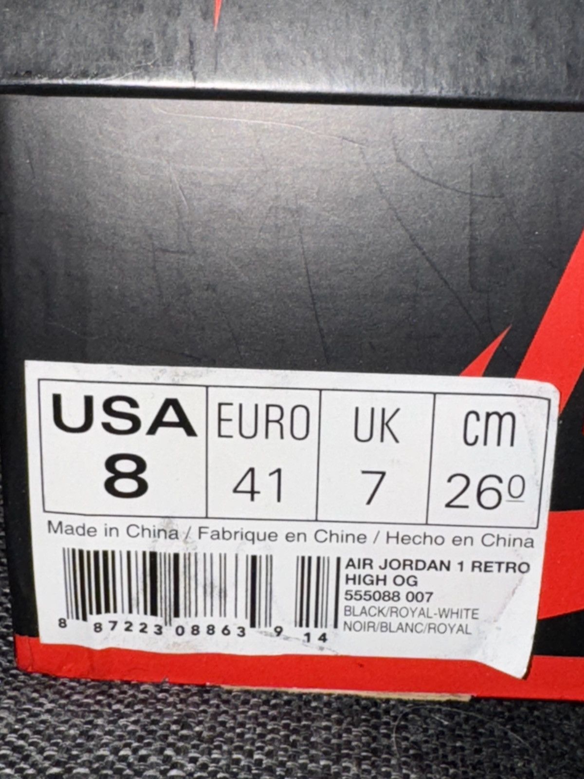 Jordan Brand Air Jordan 1 High Royal Blue Size US 8 / EU 41 - 3 Thumbnail