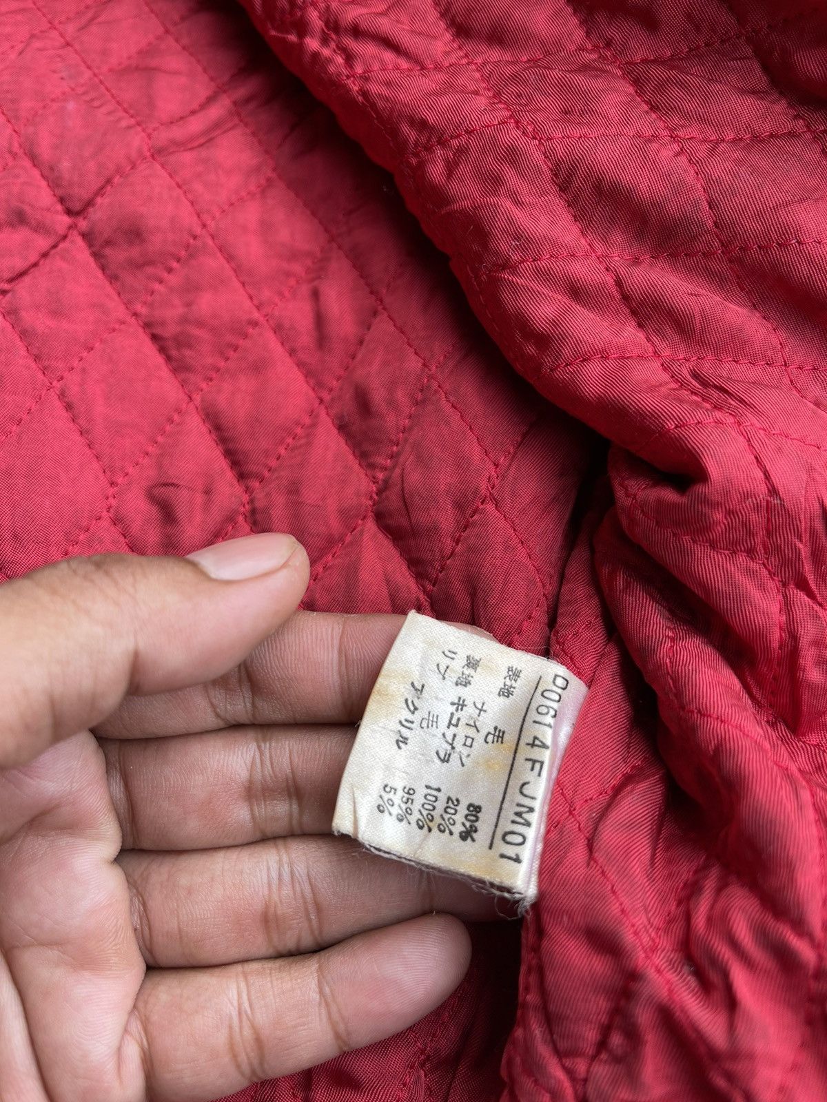 Japanese Brand × Vintage Lolita Designer Atsuki Onishi Split hood Wool Varsity Jacket Size S / US 4 / IT 40 - 20 Thumbnail