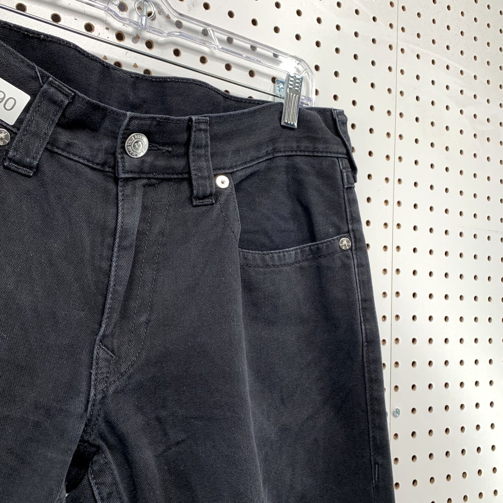 True Religion VINTAGE True Religion Jeans Men 36 Baggy Straight Leg Denim Black 38x34 Mens Jeans Size US 36 / EU 52 - 6 Thumbnail