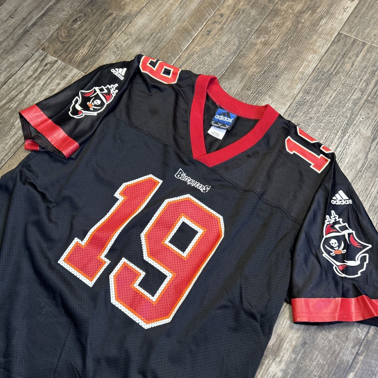 Adidas Vintage Johnson Tampa Bay Buccaneers Black Adidas Jersey Size US XL / EU 56 / 4 - 3 Thumbnail