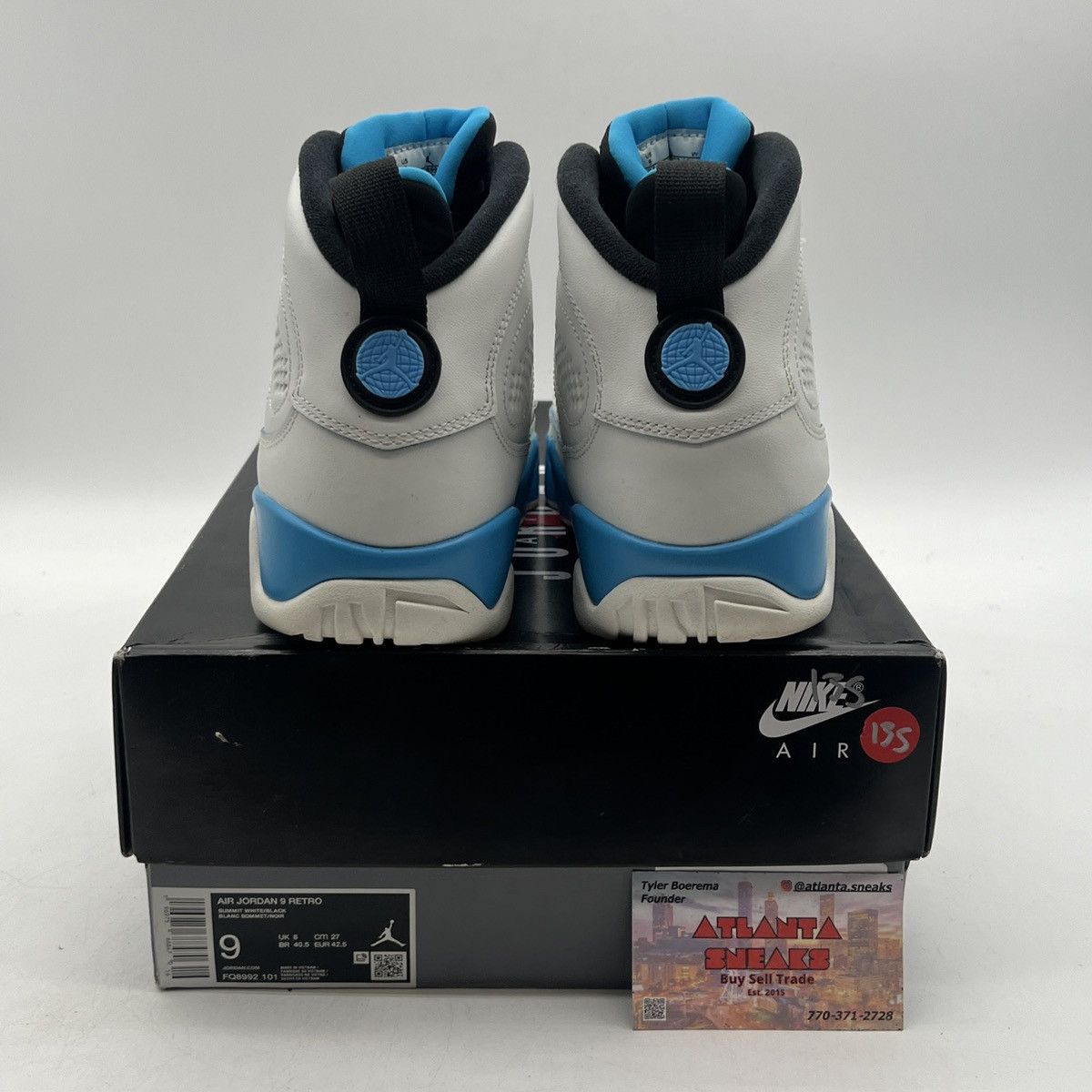Jordan Brand Air Jordan 9 powder blue Size US 9 / EU 42 - 3 Thumbnail
